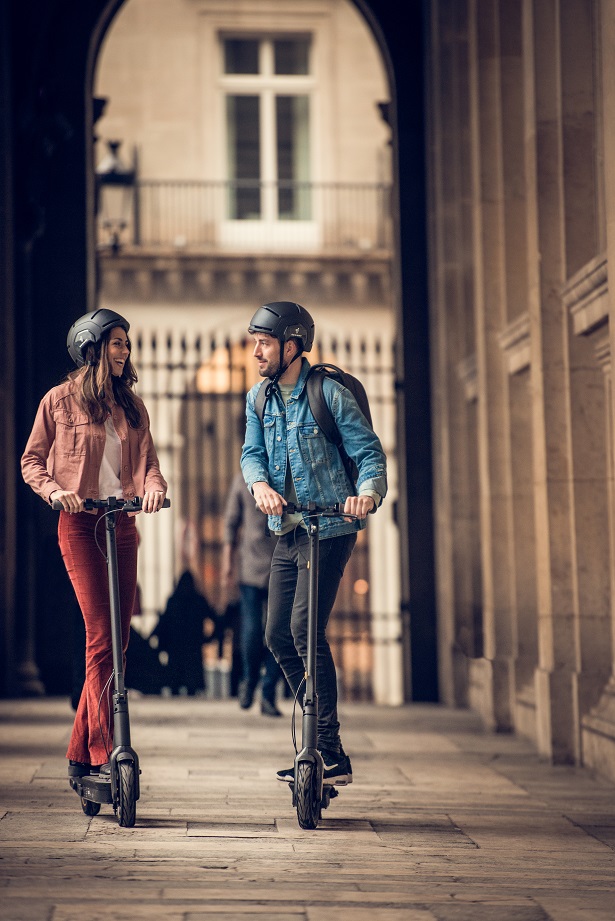 urban scooter ride