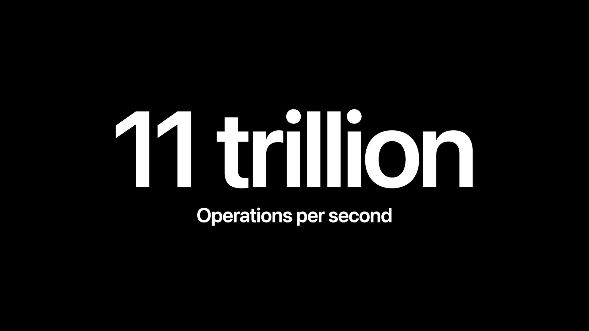 11 trillion operations per second