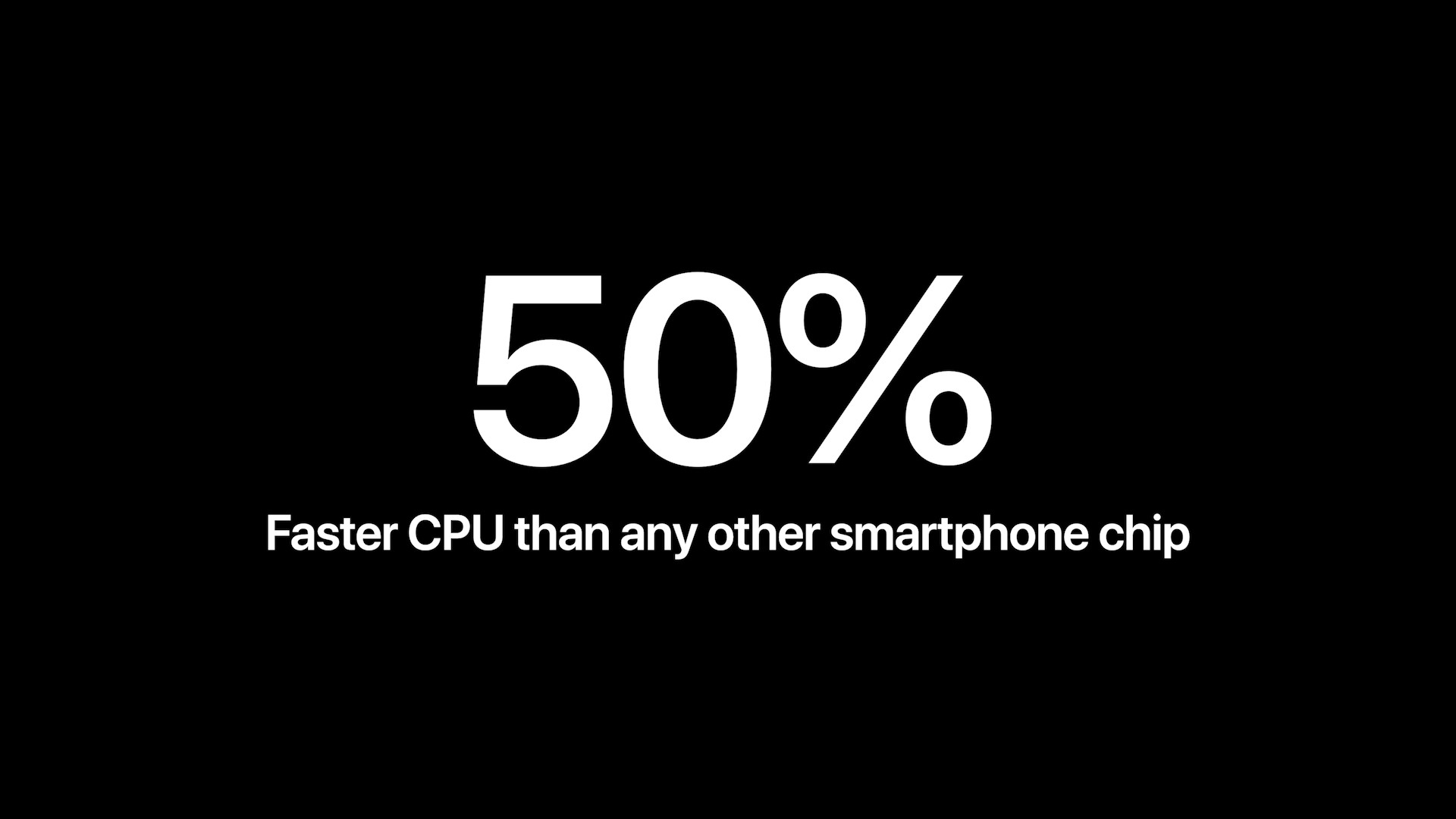 50 percent faster cpu