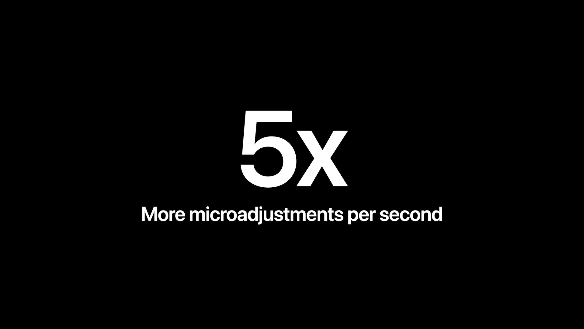 5x microadjustments text