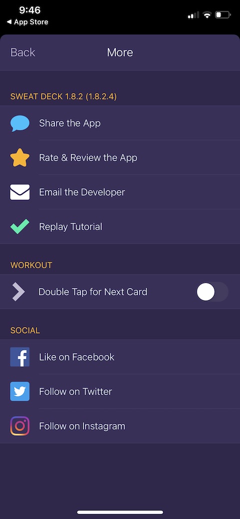 Sweat Deck iOS 6 Sweat Deck iOS