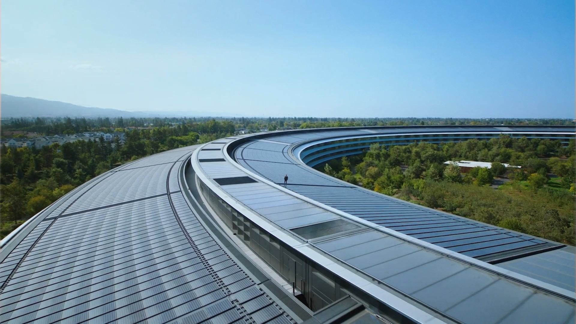apple park roof view