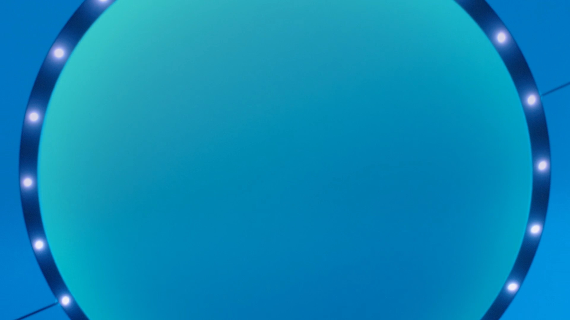 blue circular lighting