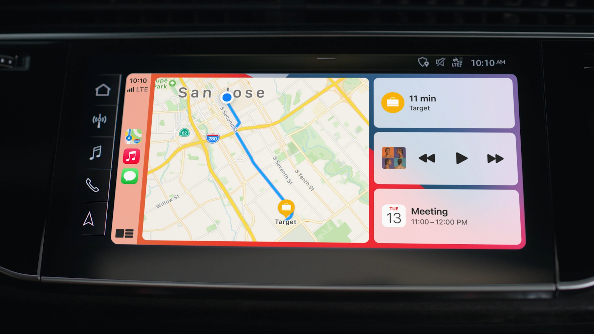 car navigation display
