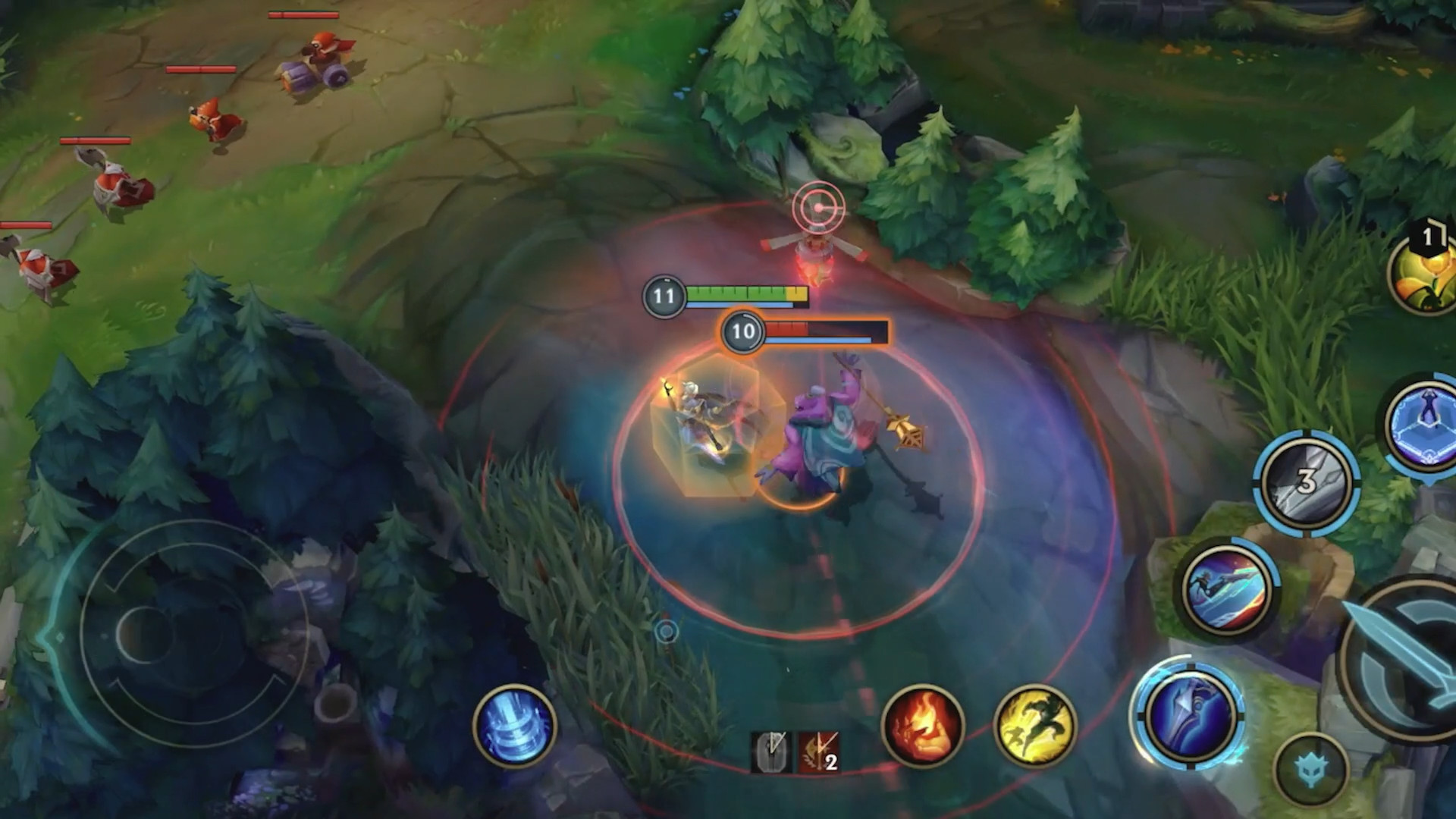 competitive mobile game duel