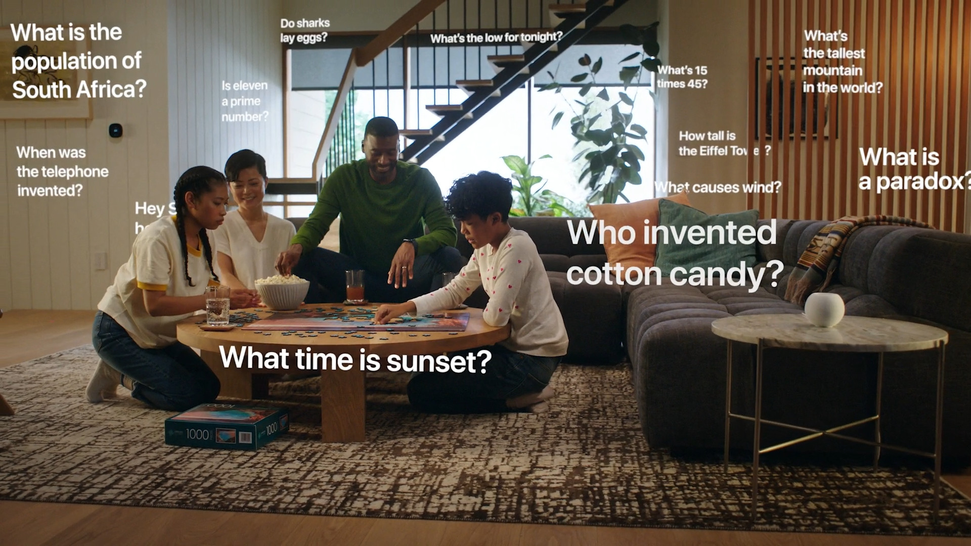 family questions smart assistant