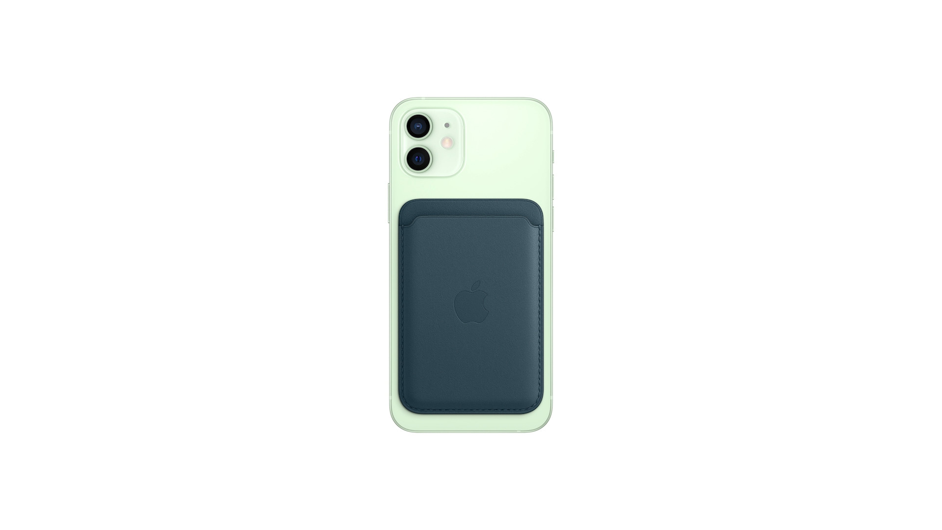 green phone with dark wallet