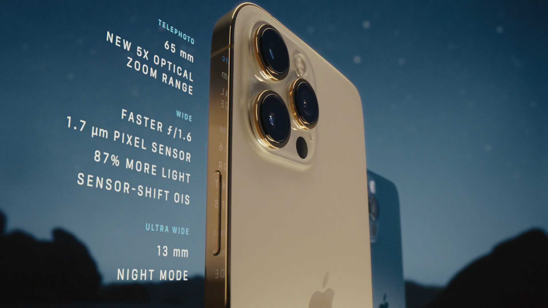 iphone camera specs display