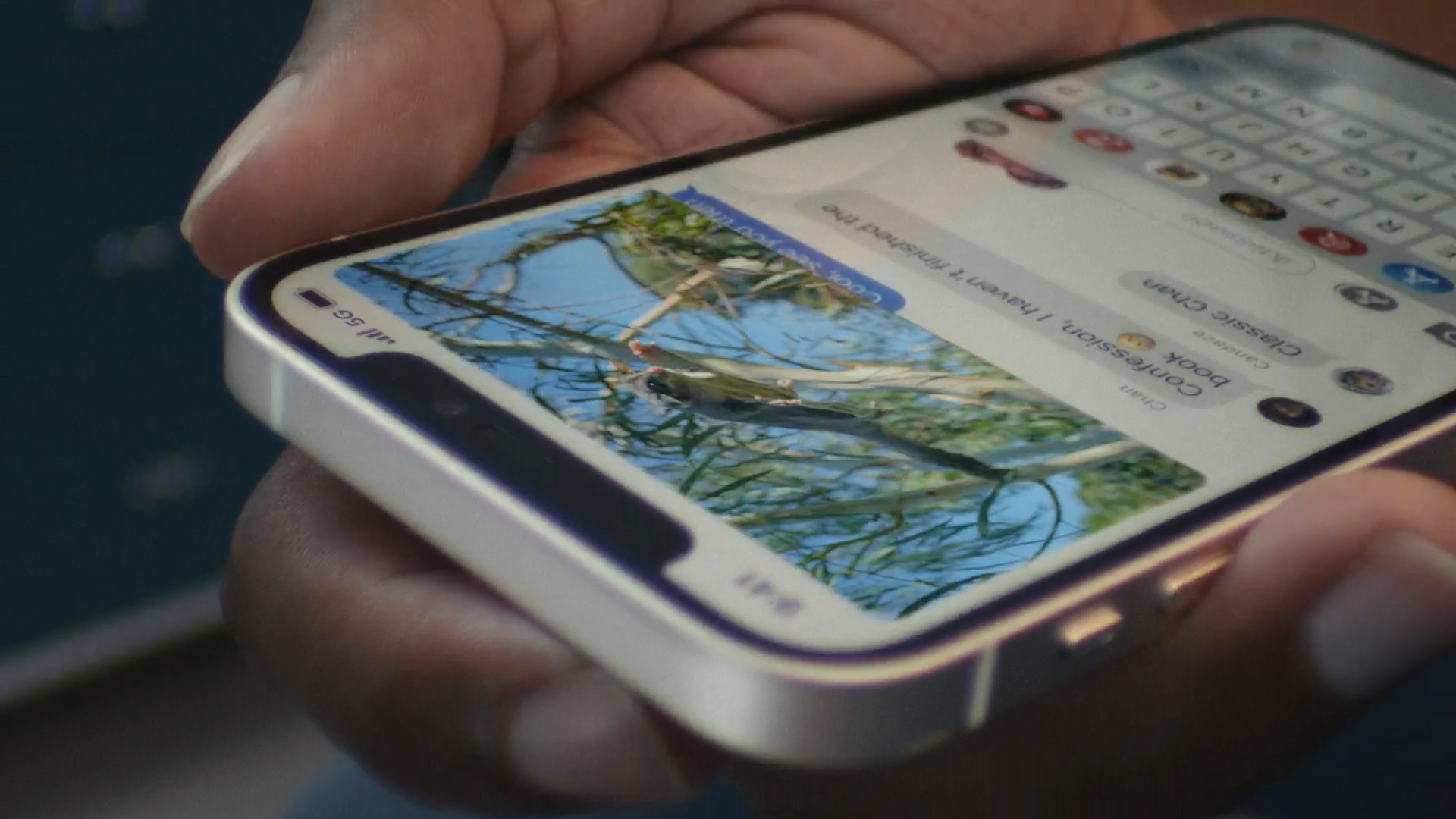 iphone side view messaging