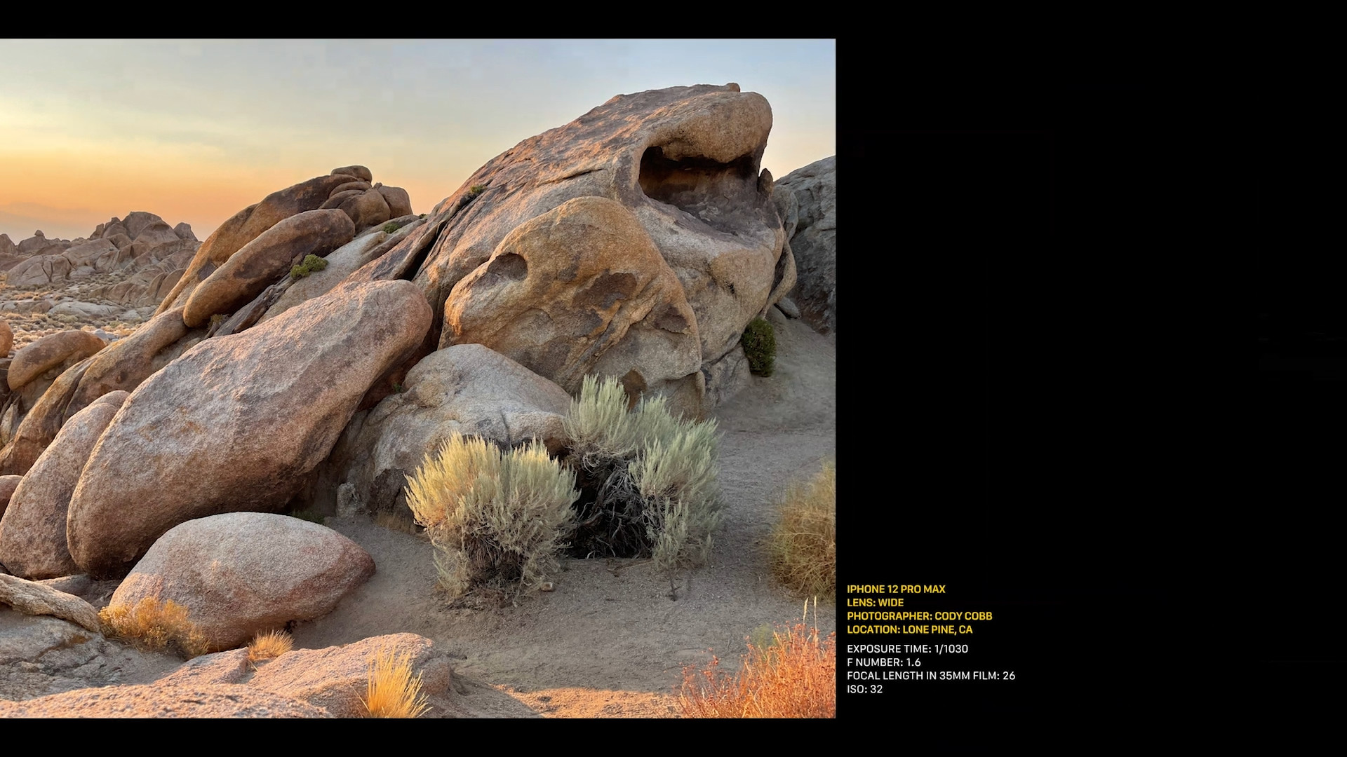 landscape rocks sunset