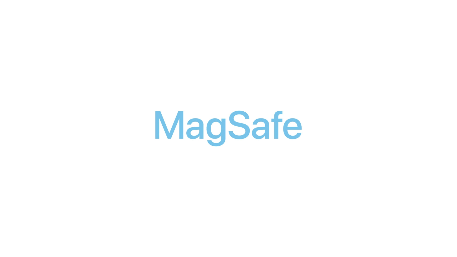 magsafe text logo