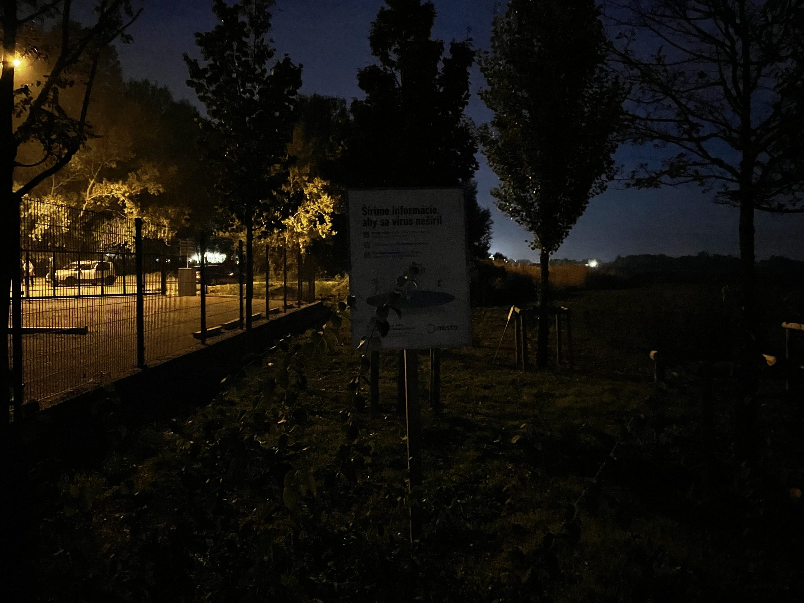 night park sign
