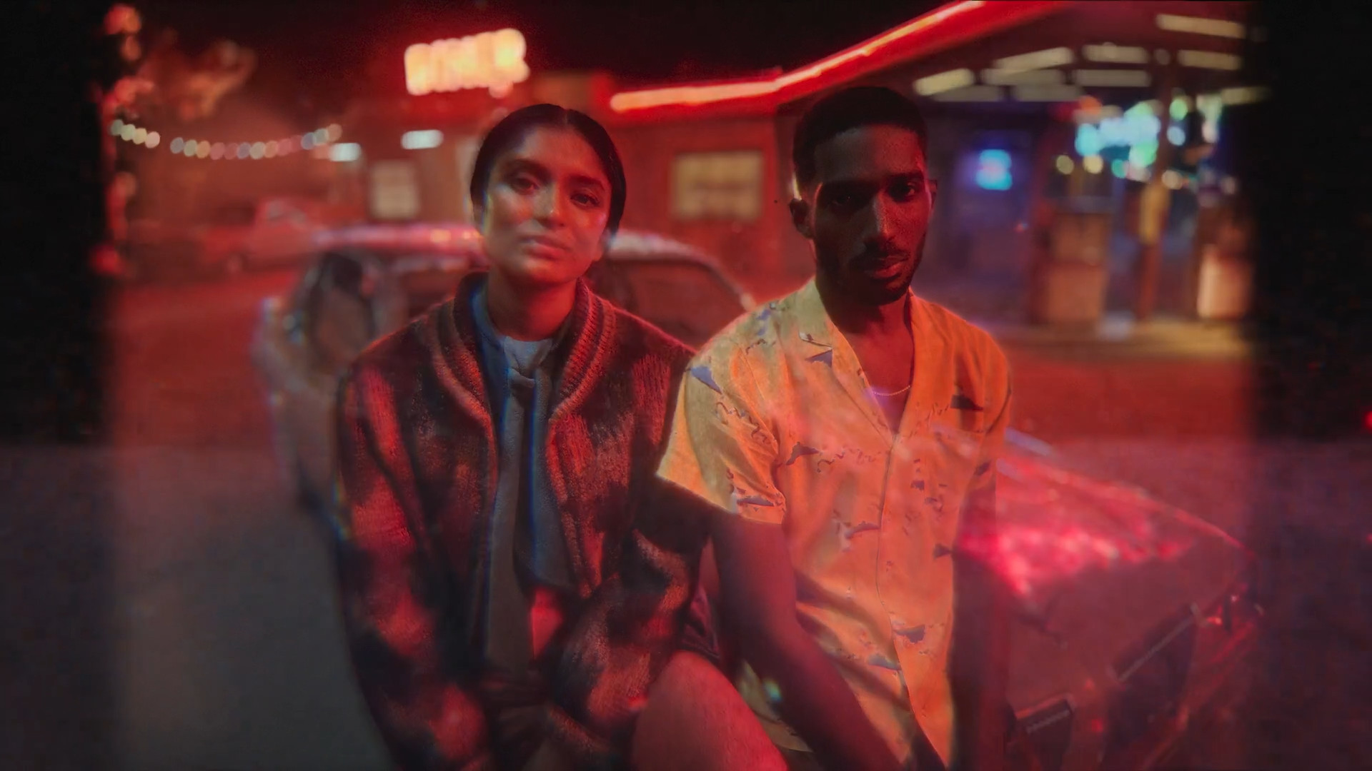 people sitting in front of diner