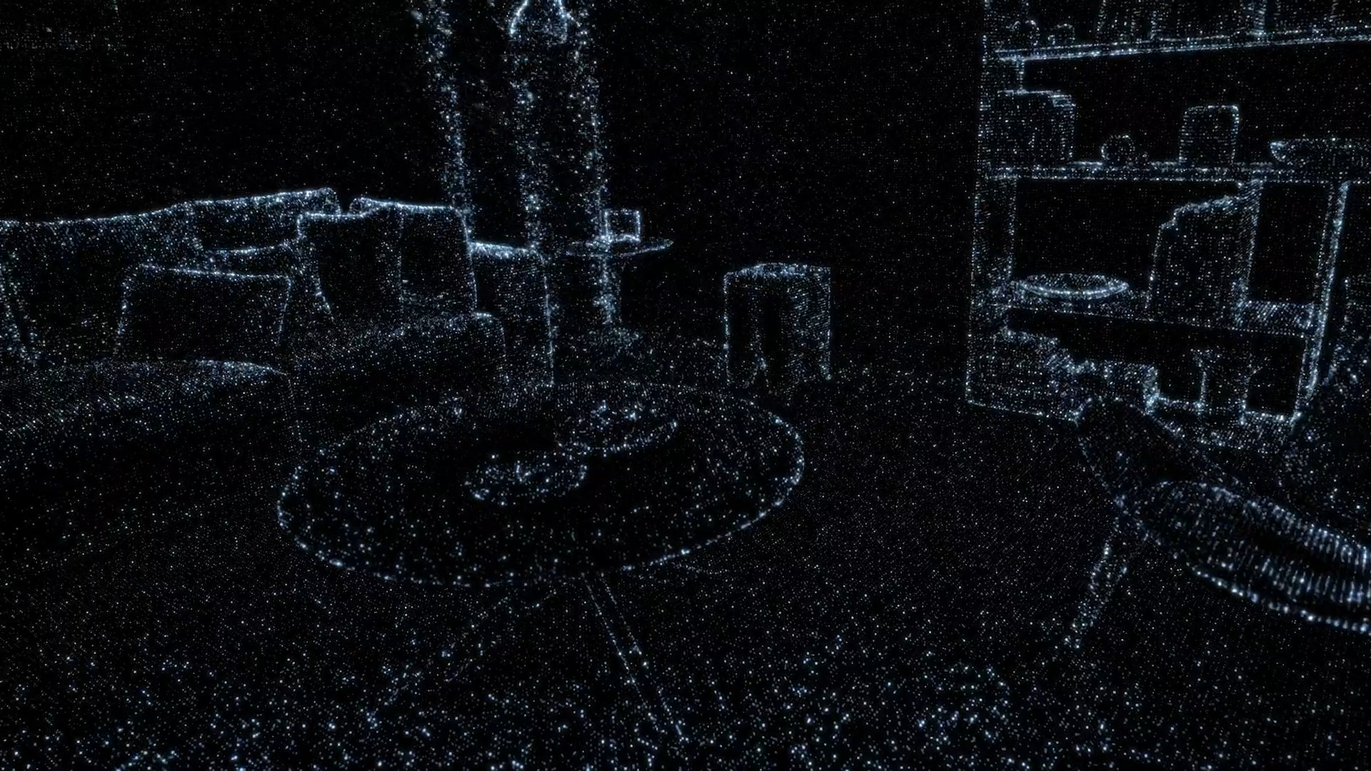 point cloud living room