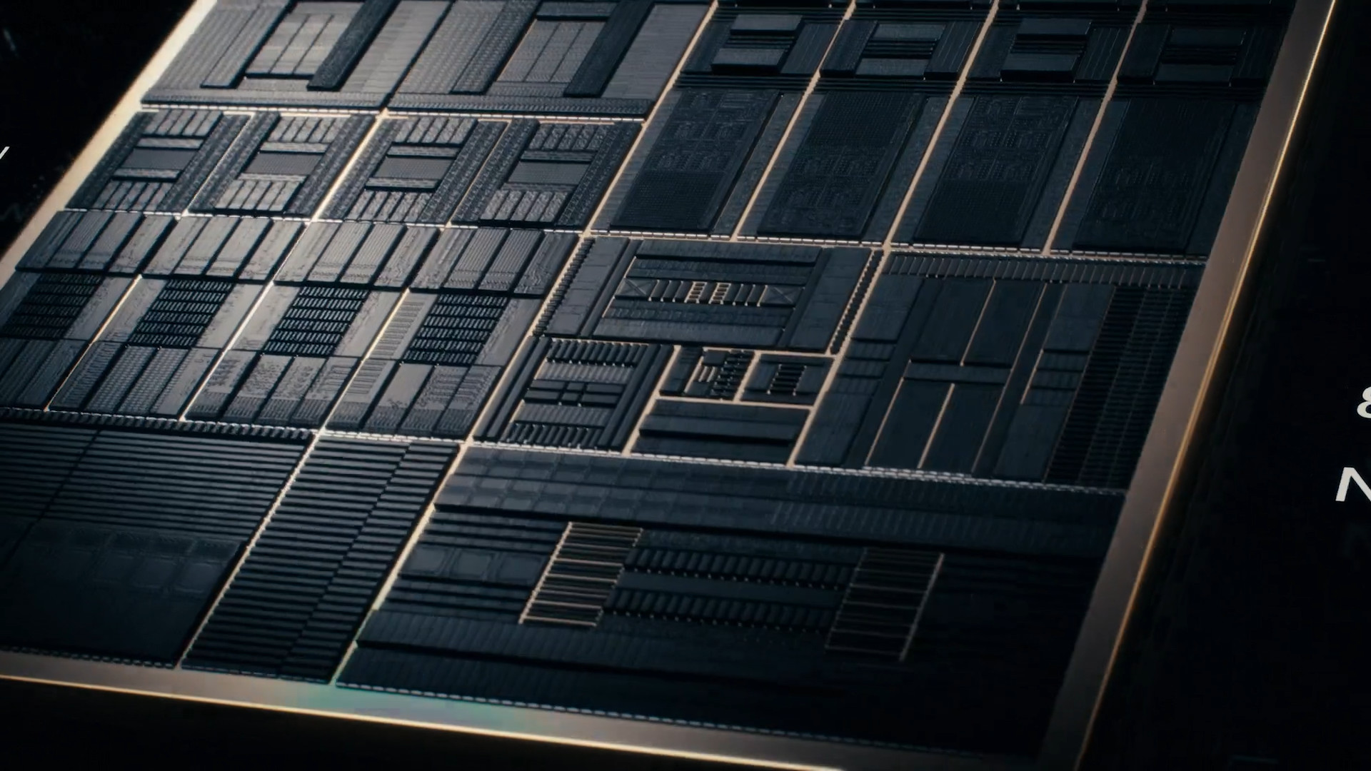 processor chip closeup