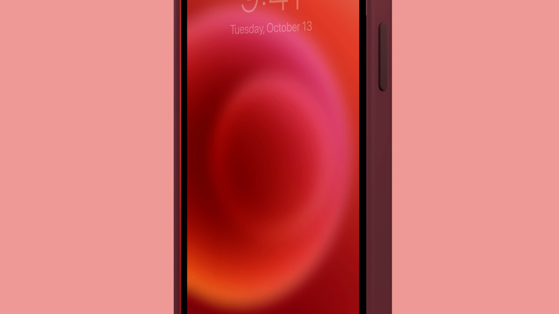 red phone case front view