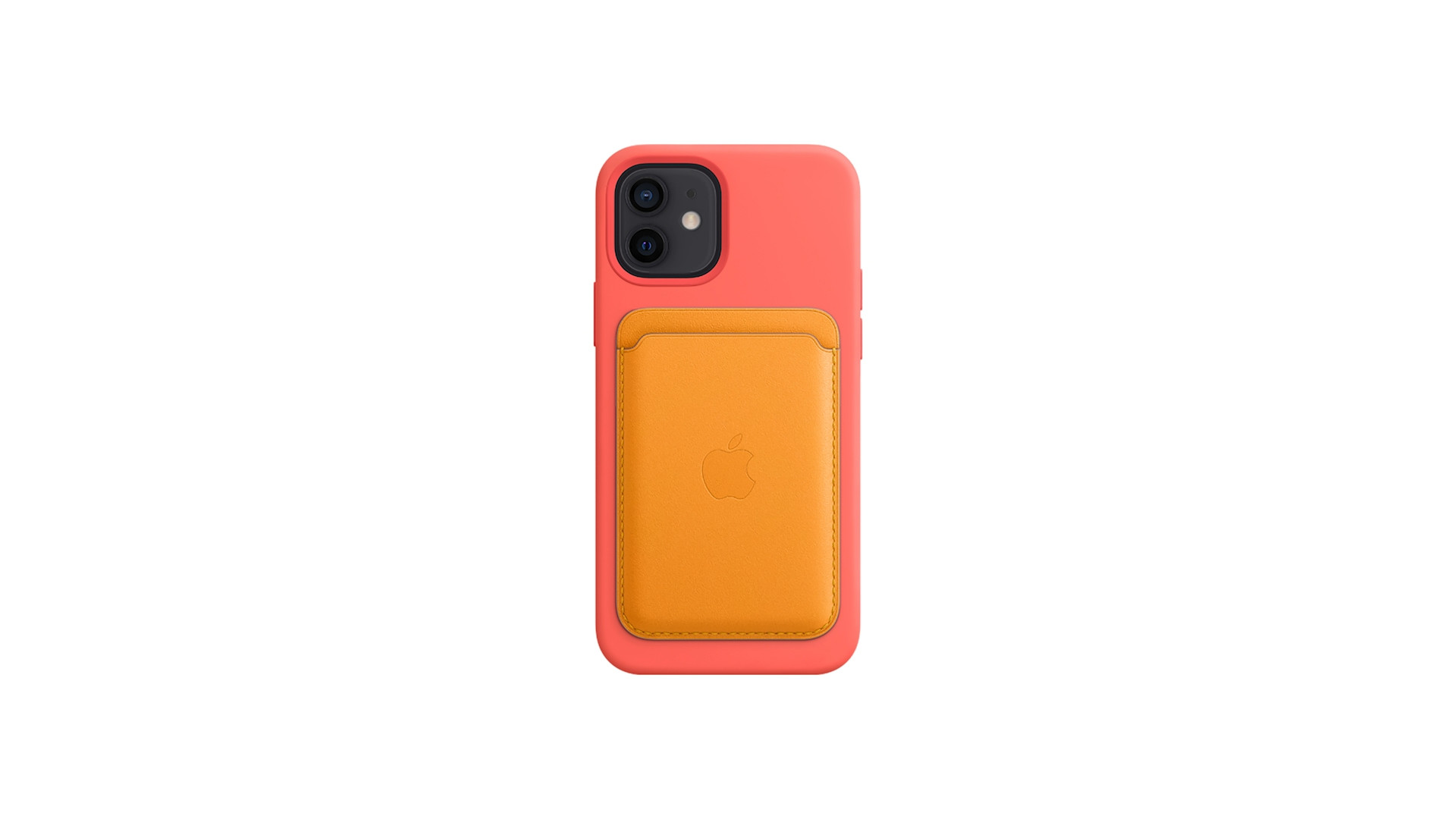 red phone with orange wallet