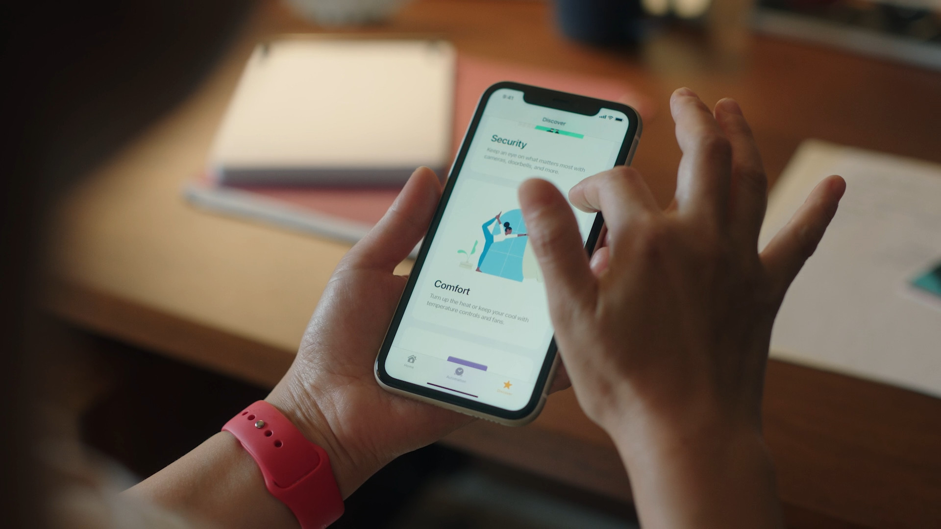 smart home app comfort