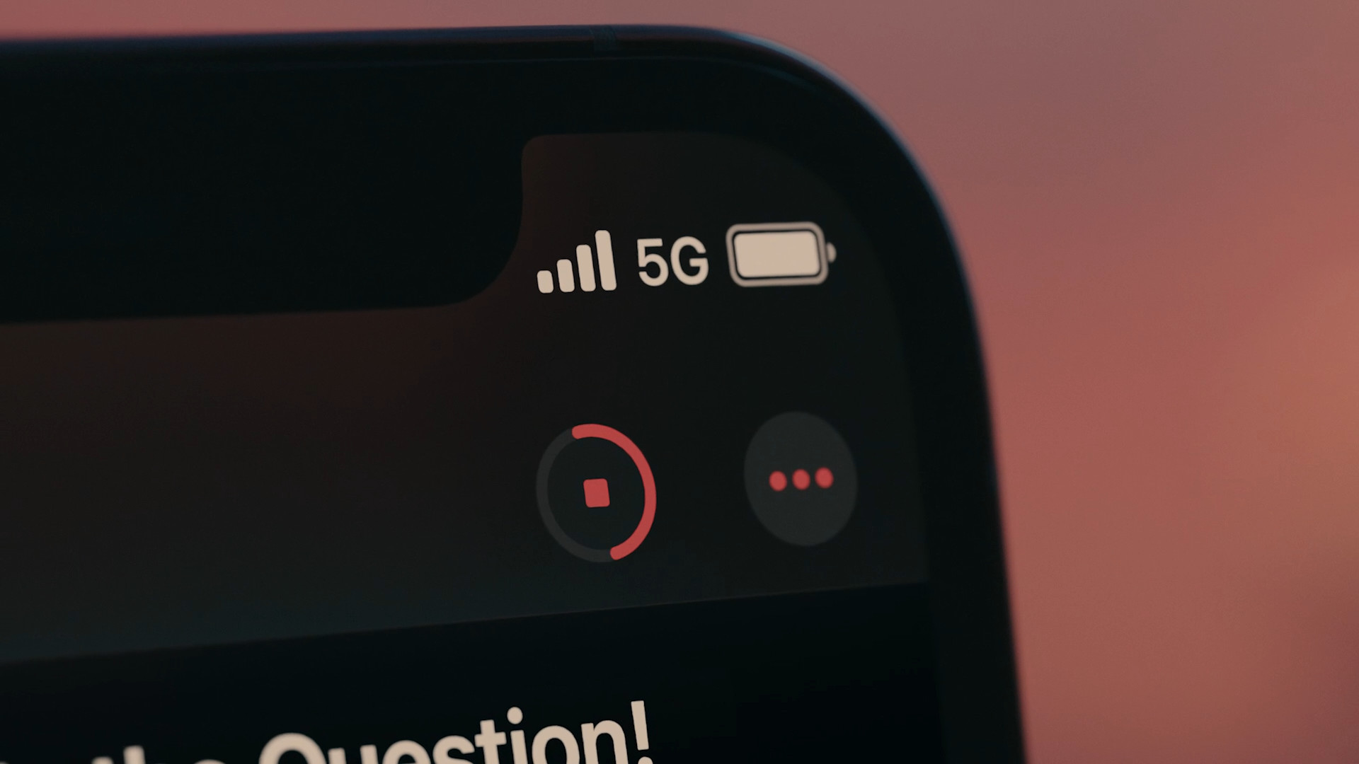 smartphone 5g signal