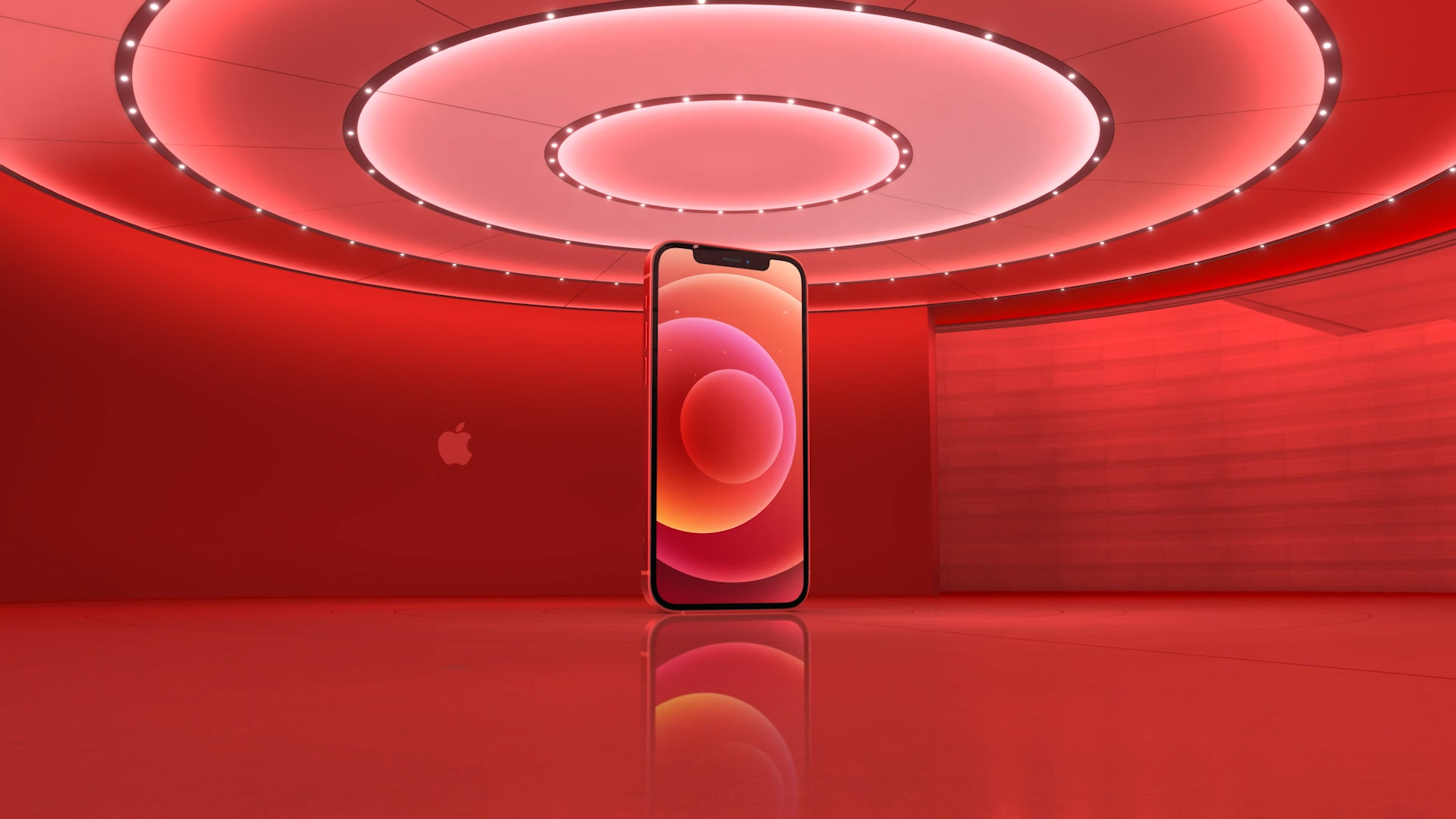 smartphone red lighting