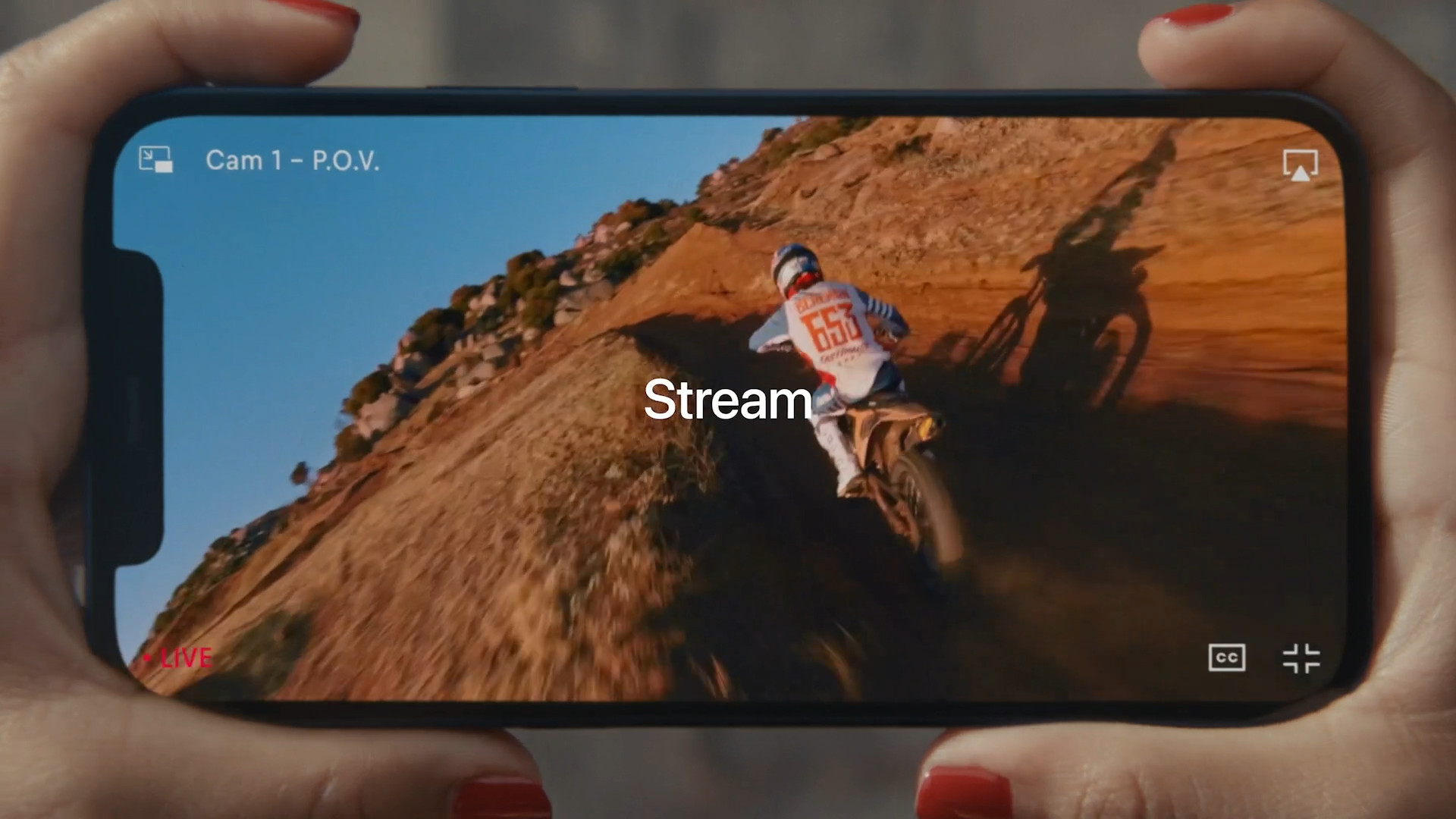 smartphone streaming video