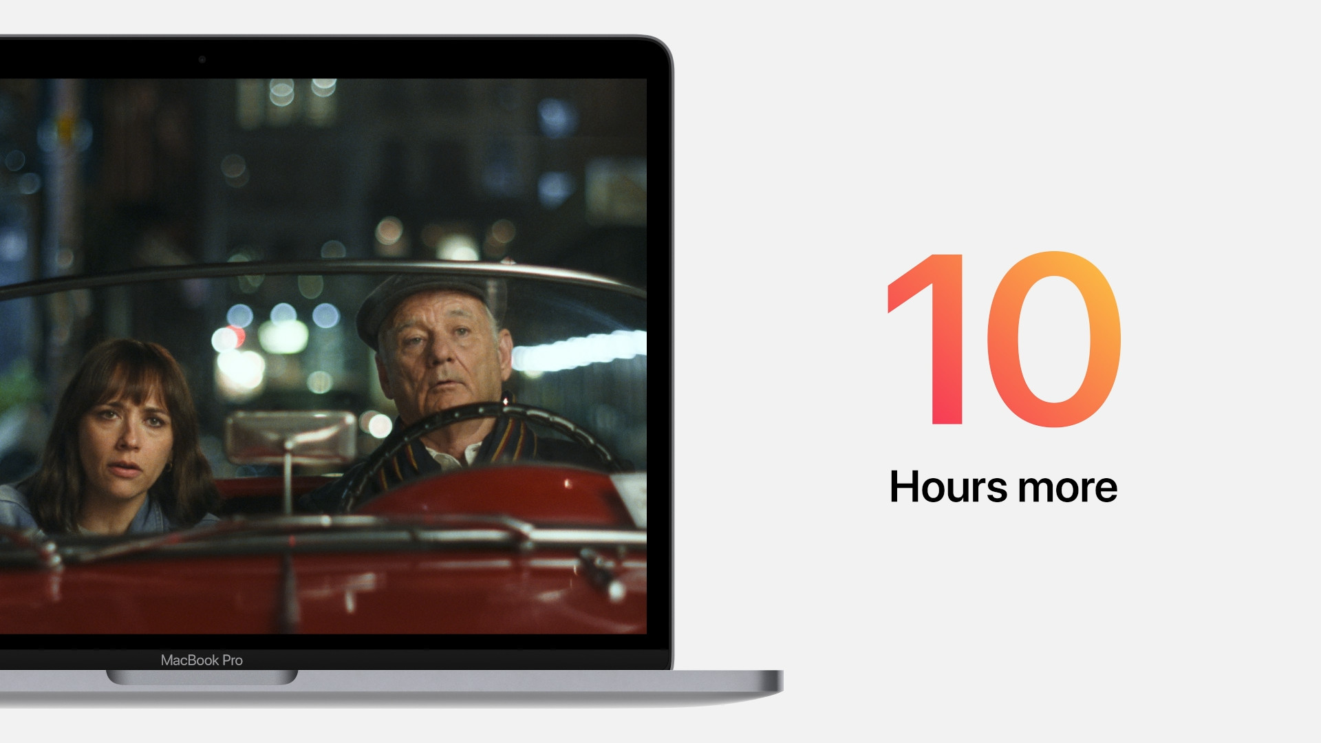 10 hours more battery life