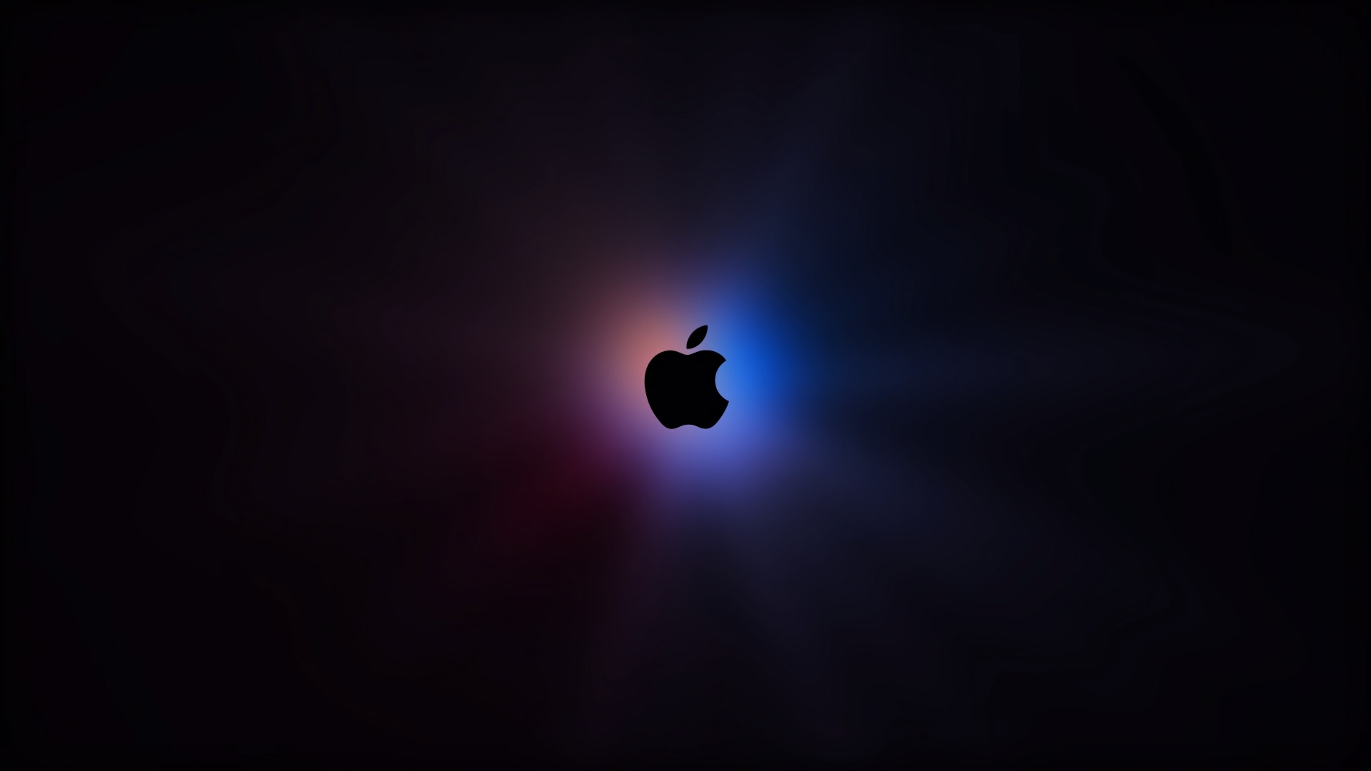 apple logo dark background 2