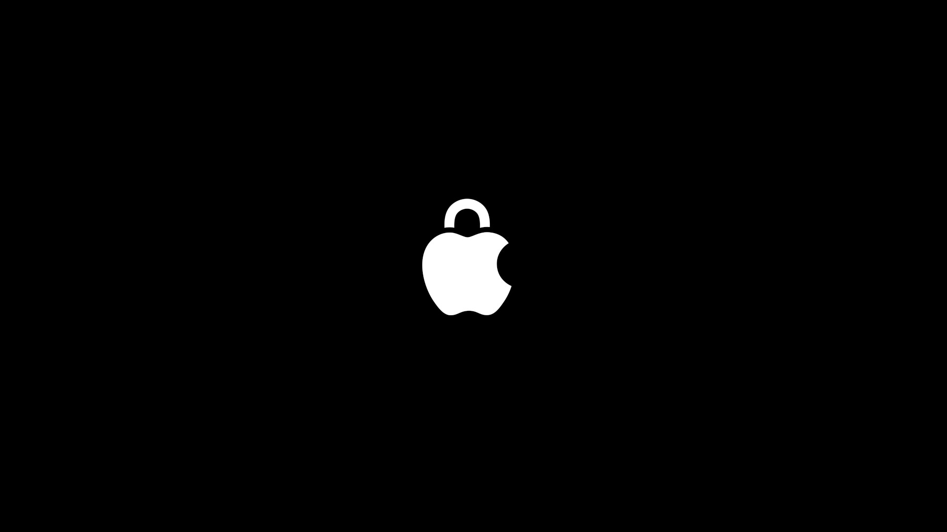 apple logo security icon