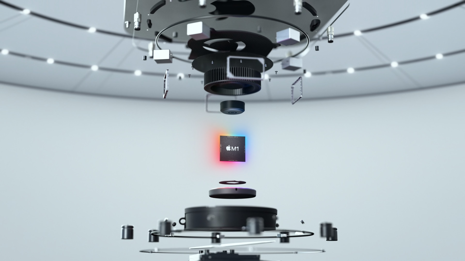apple m1 chip exploded view