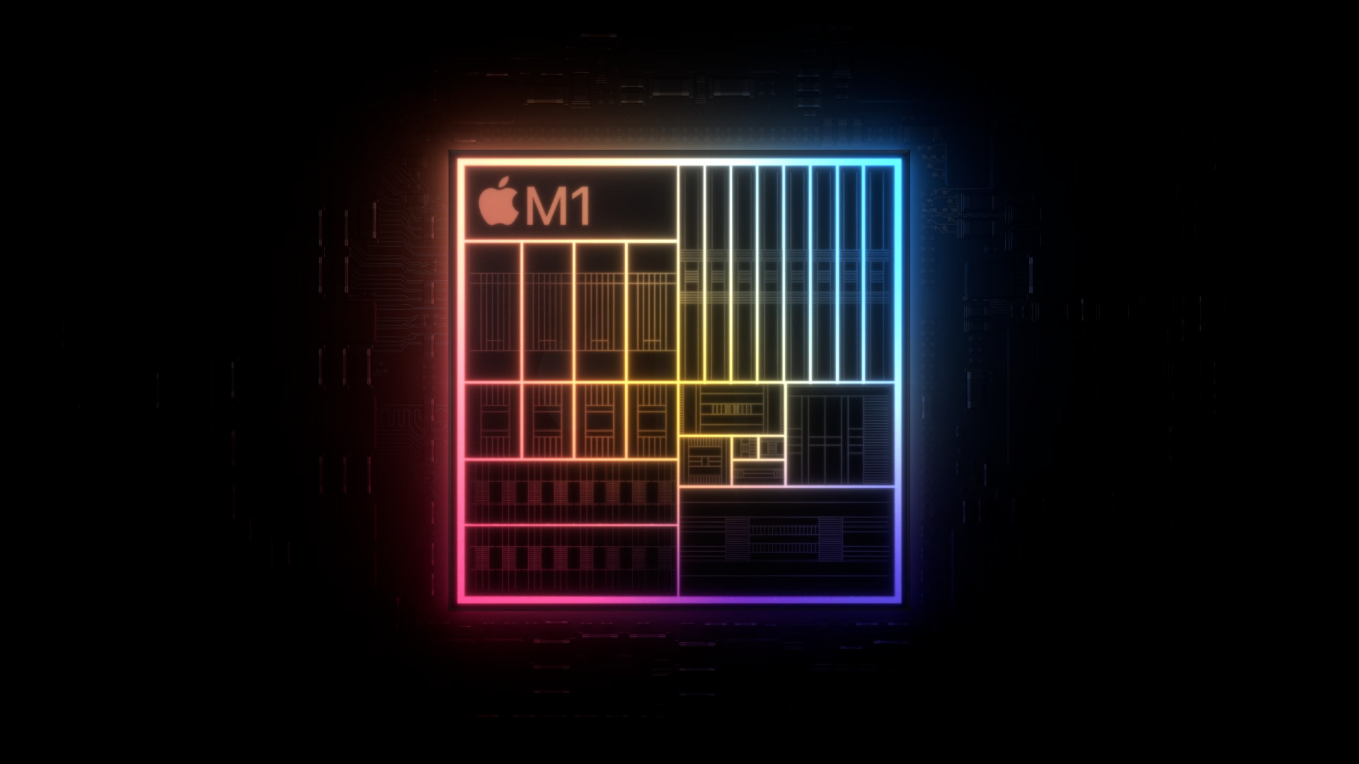 apple m1 chip graphic