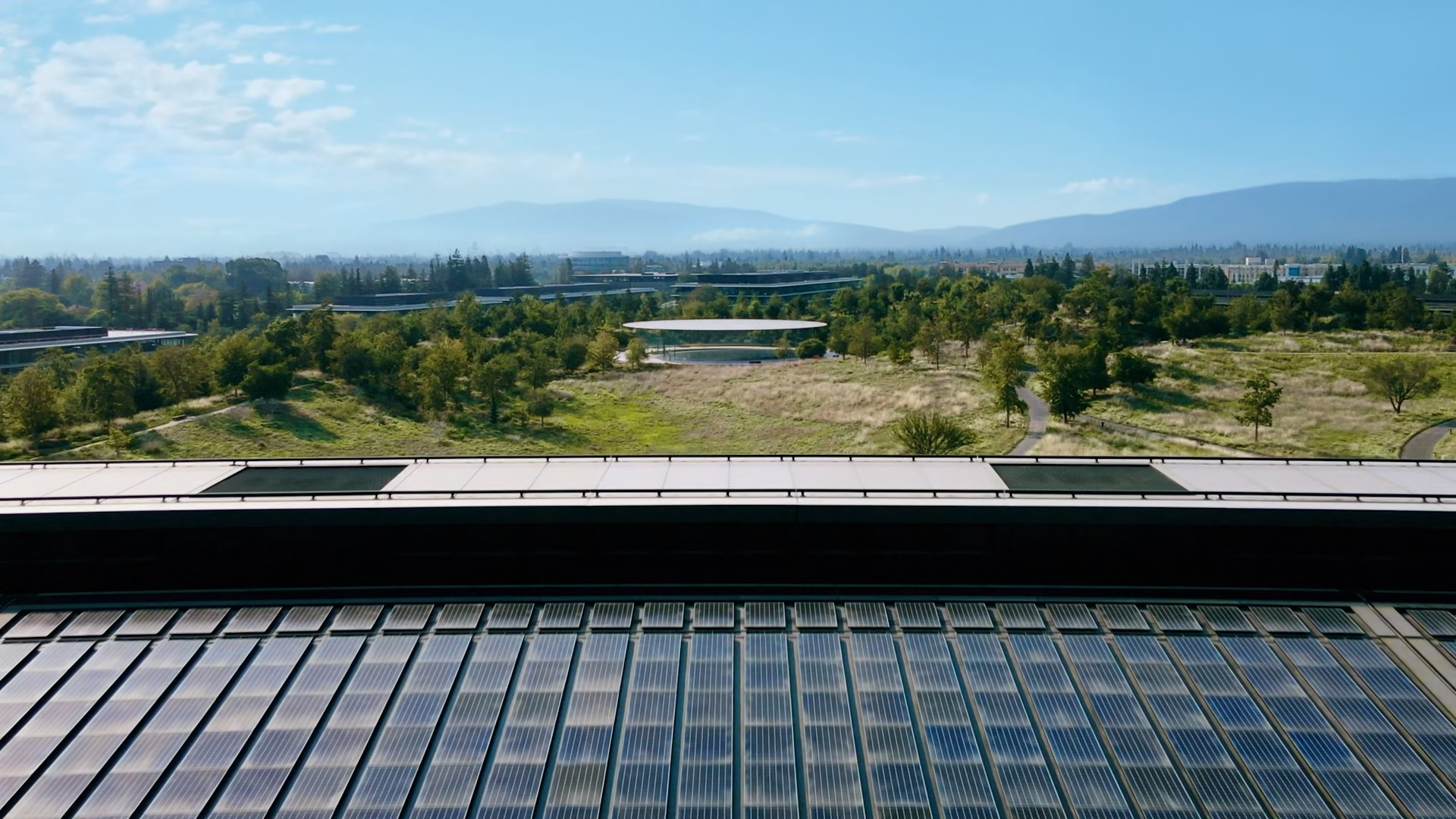 apple park rooftop view