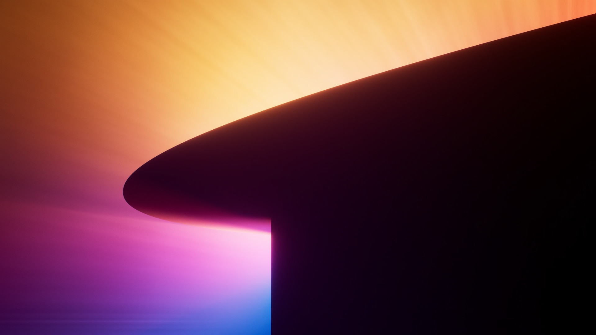 colorful abstract curve
