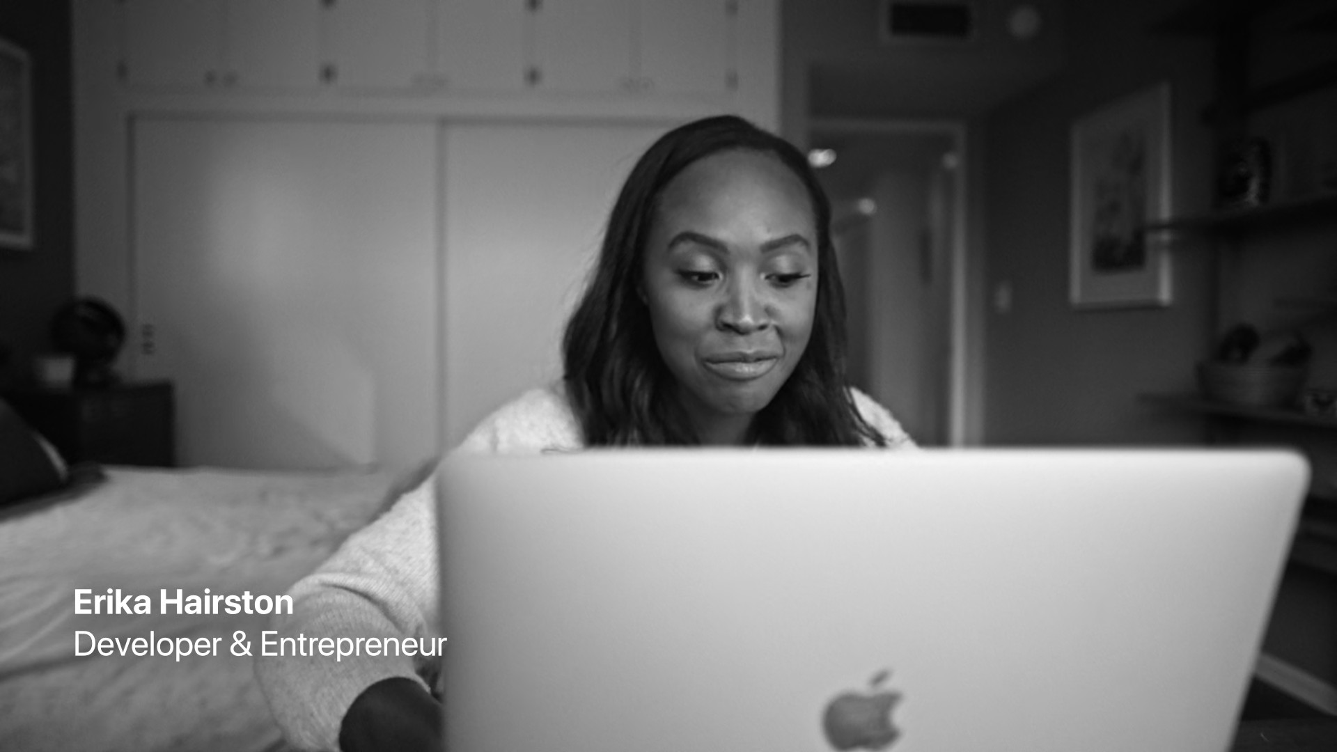 developer working on laptop