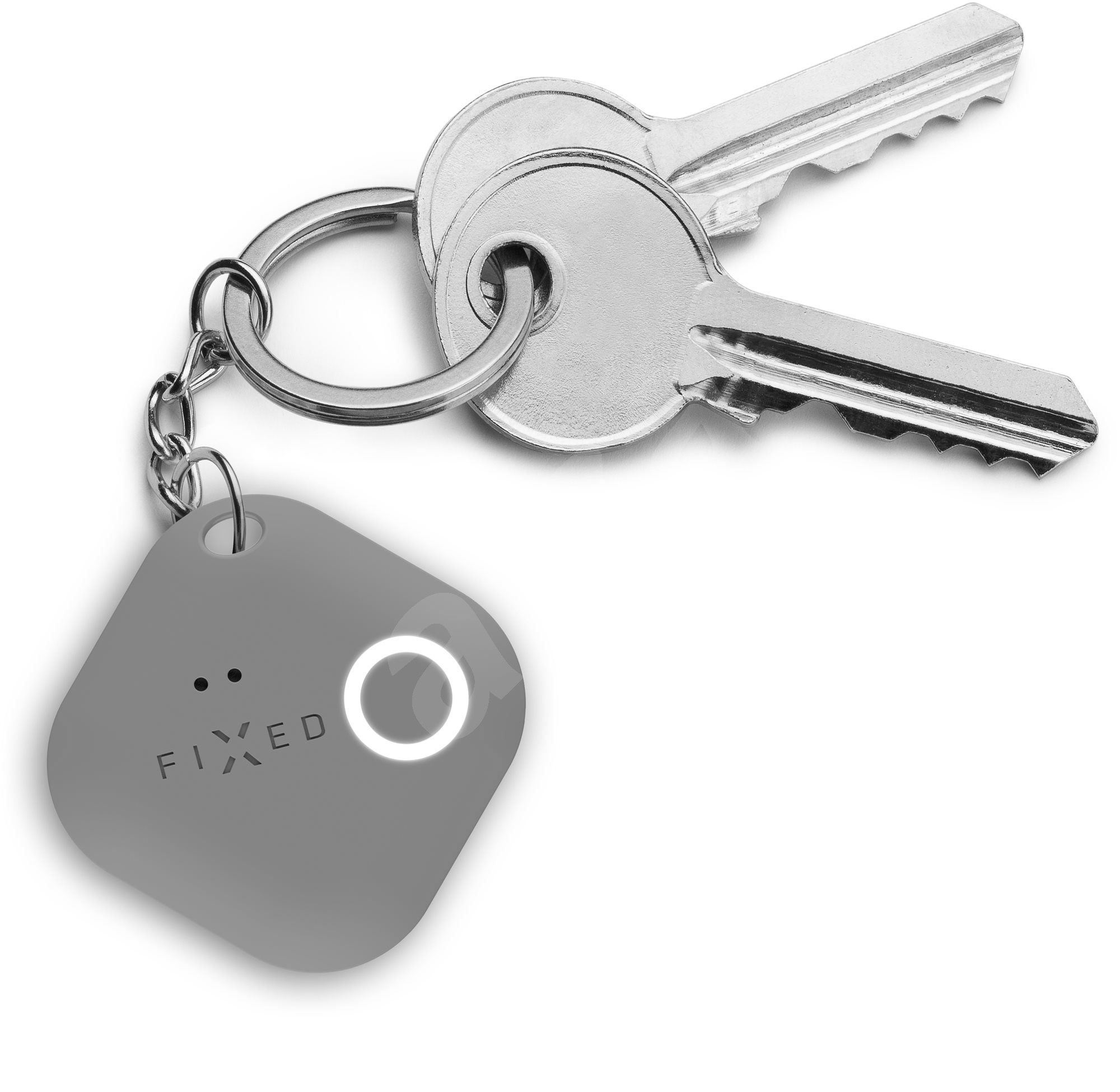 keychain with fixed tracker