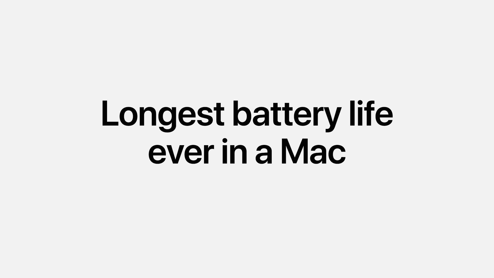 longest battery life mac