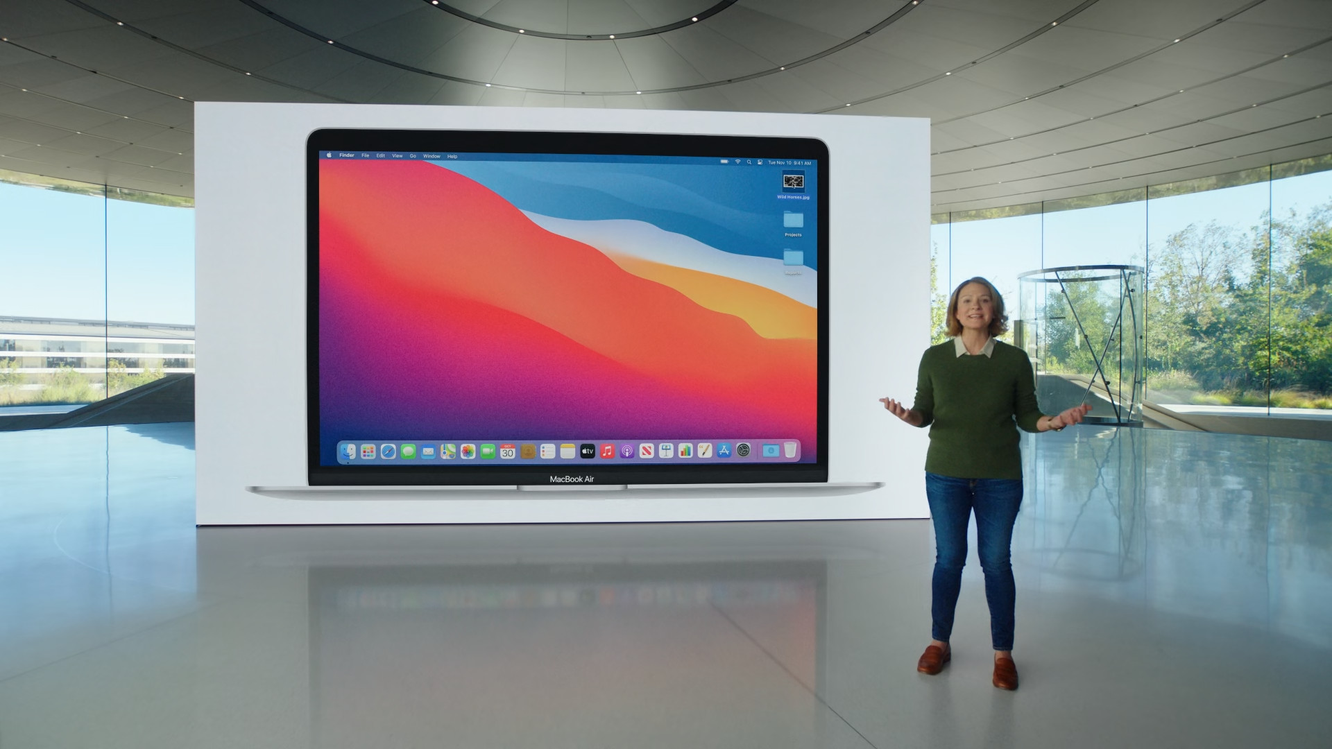 macbook air os display