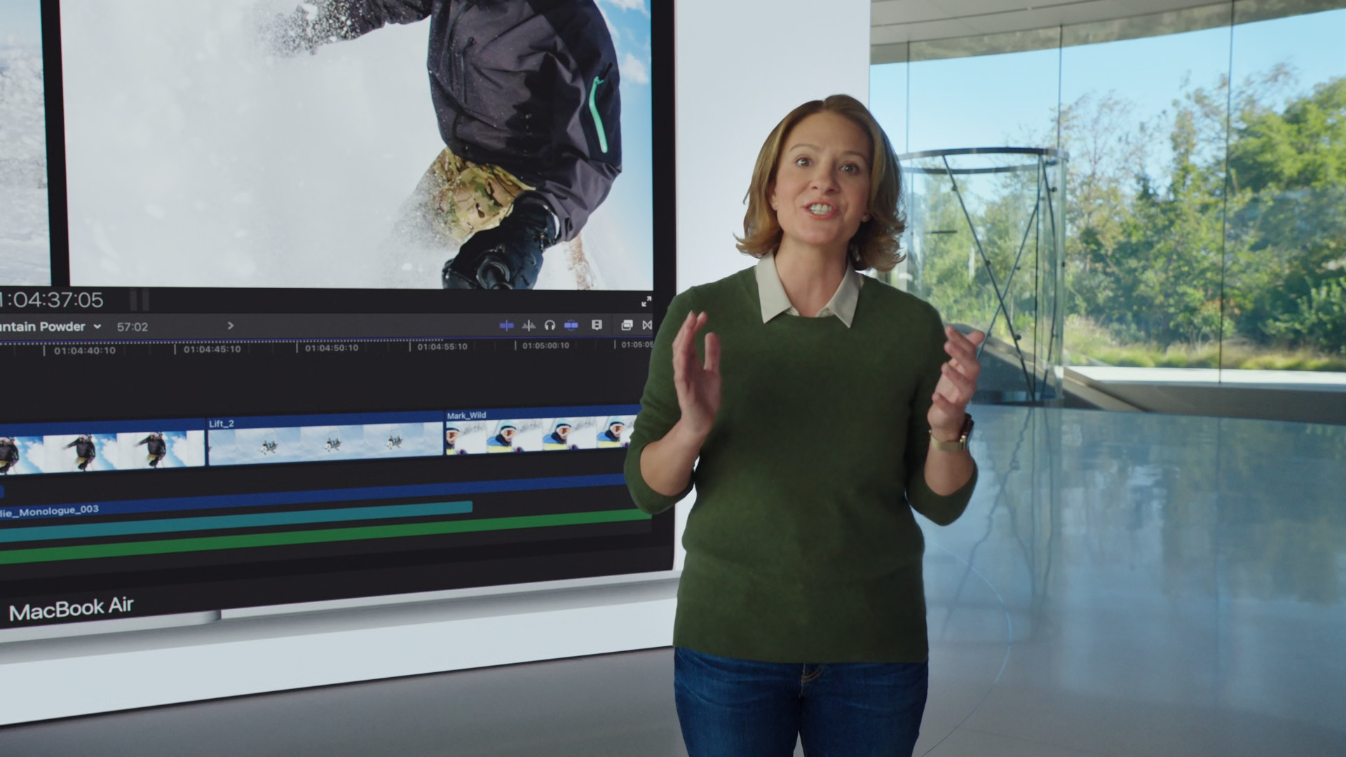 macbook air video editing presentation