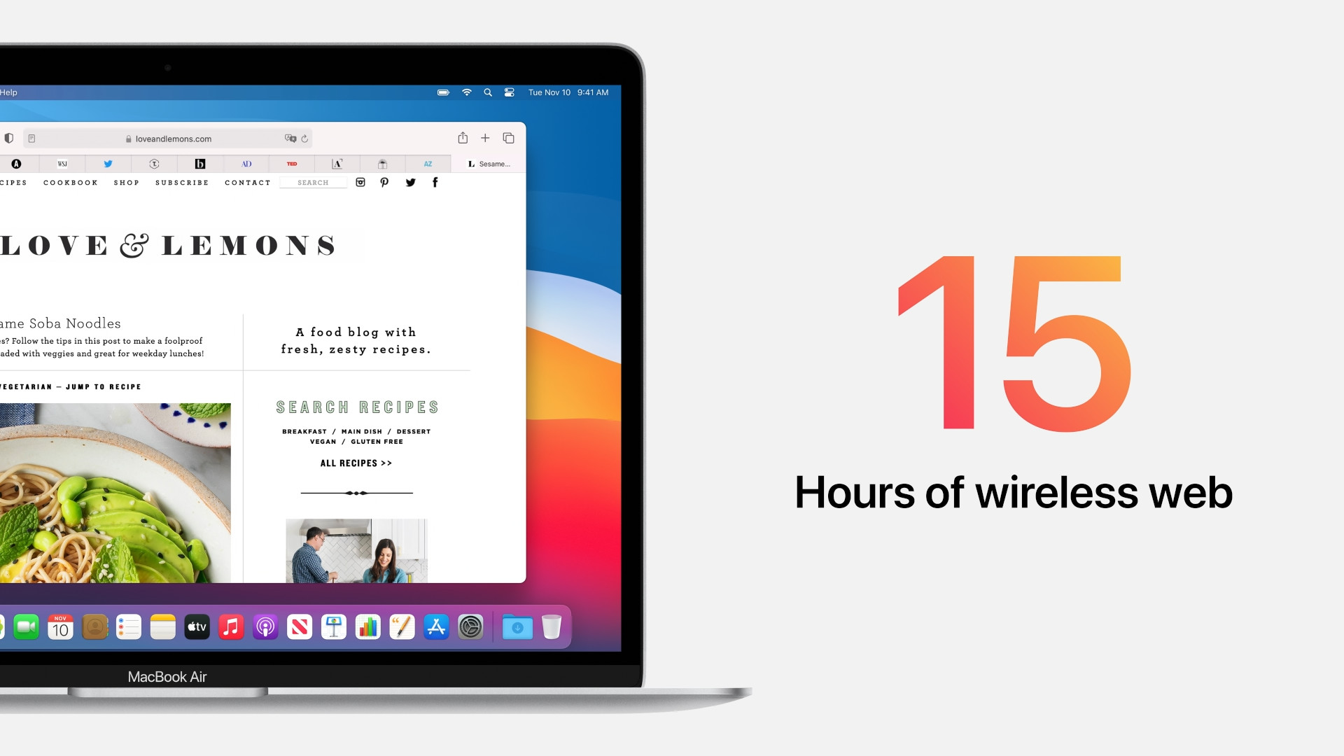 macbook air wireless web