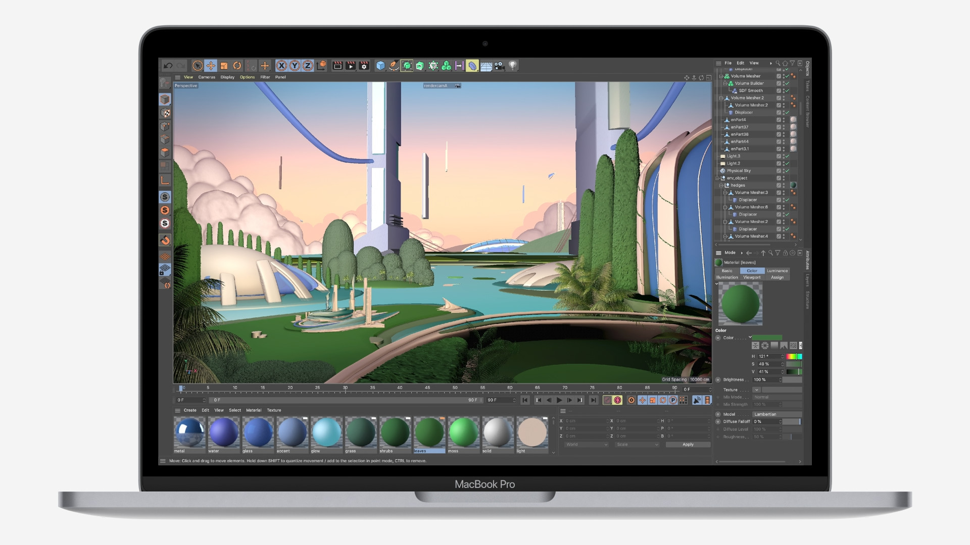 macbook pro 3d rendering software