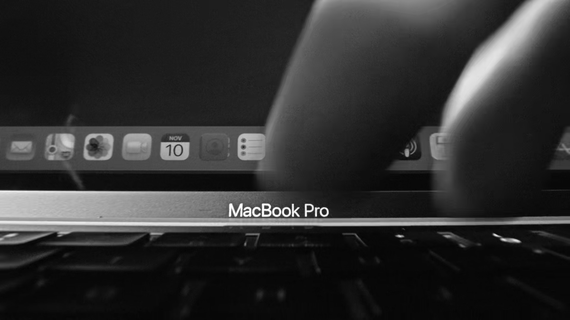macbook pro close up