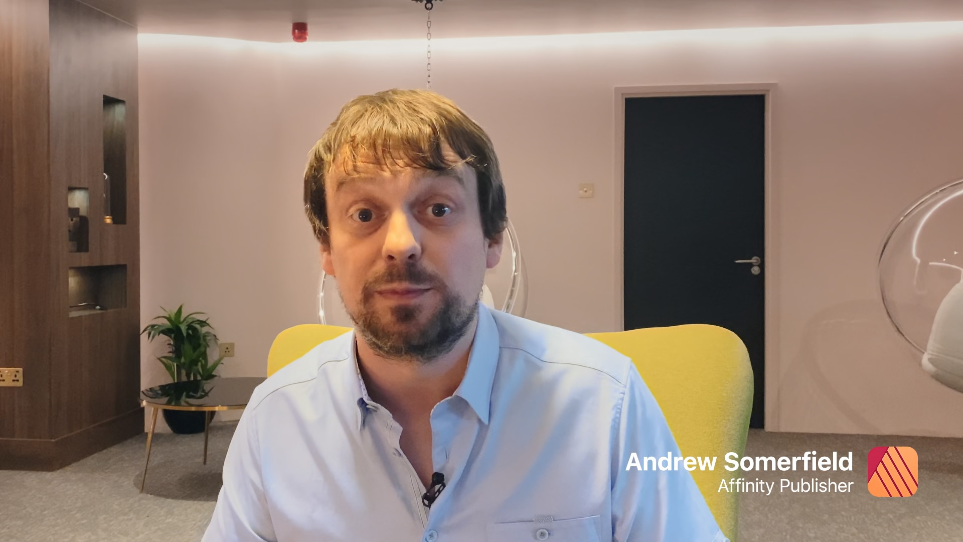 man in office setting