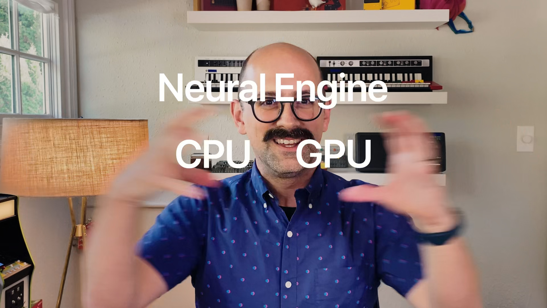 man talking about cpu gpu