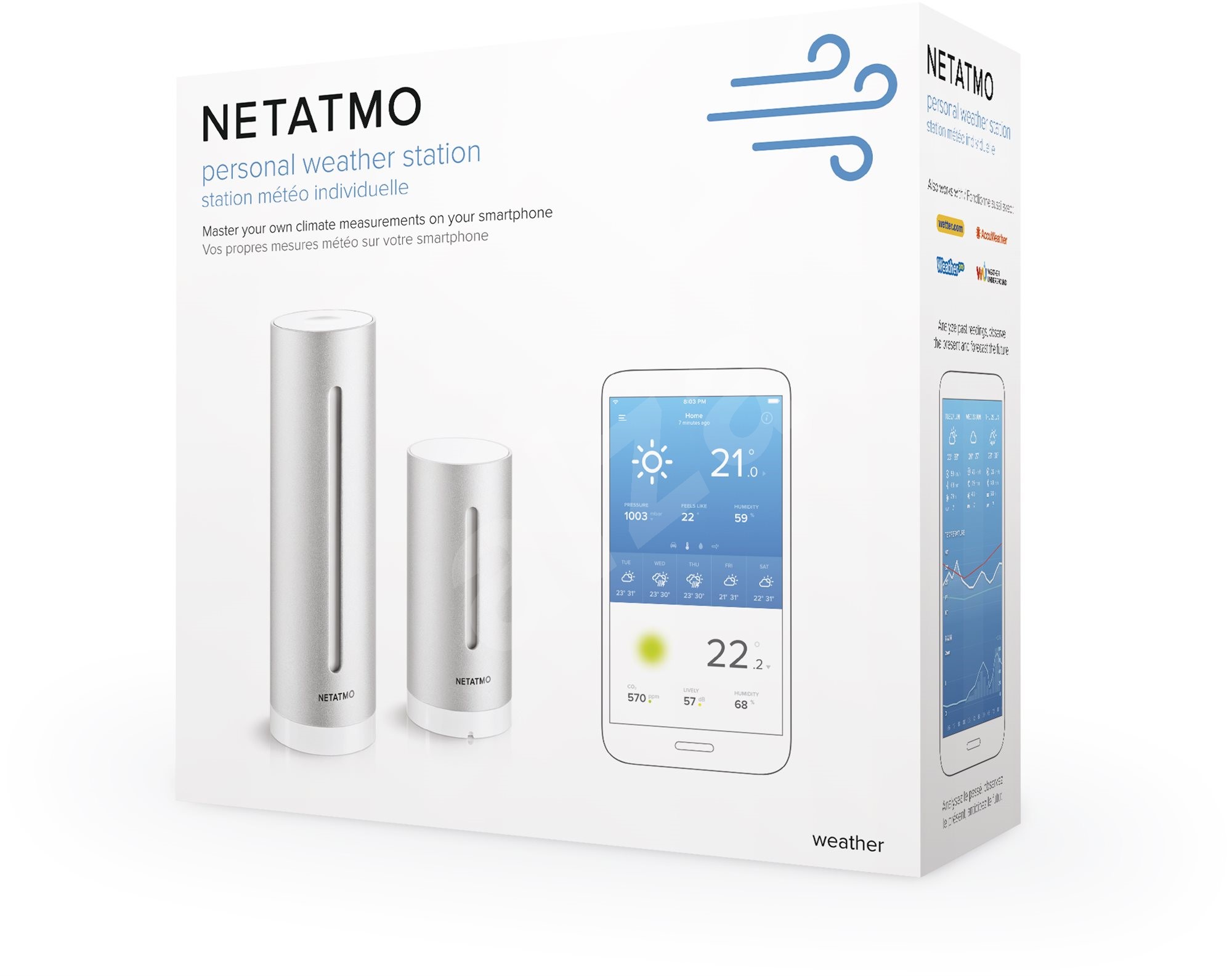 netatmo weather station box