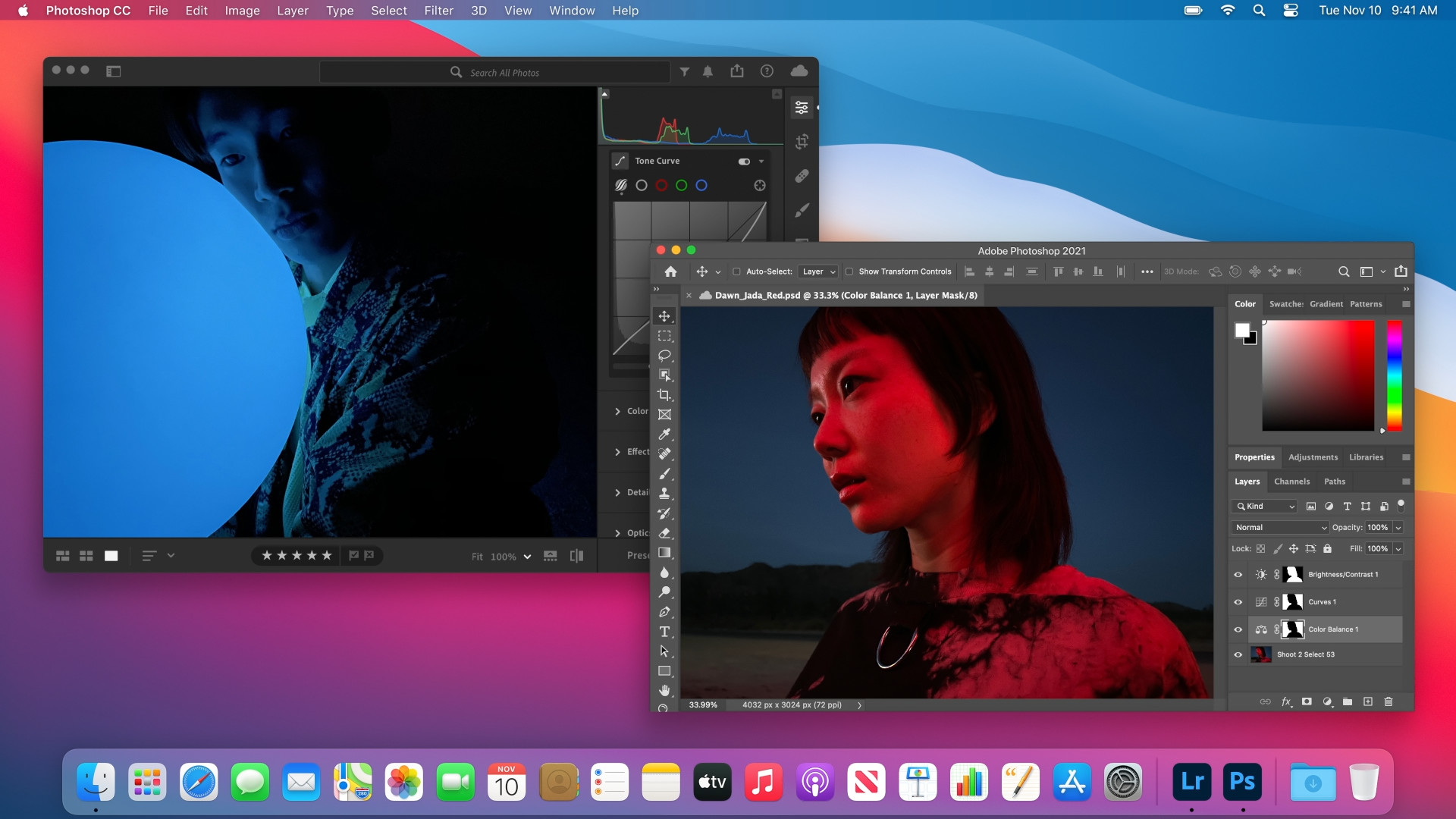photo editing software on desktop