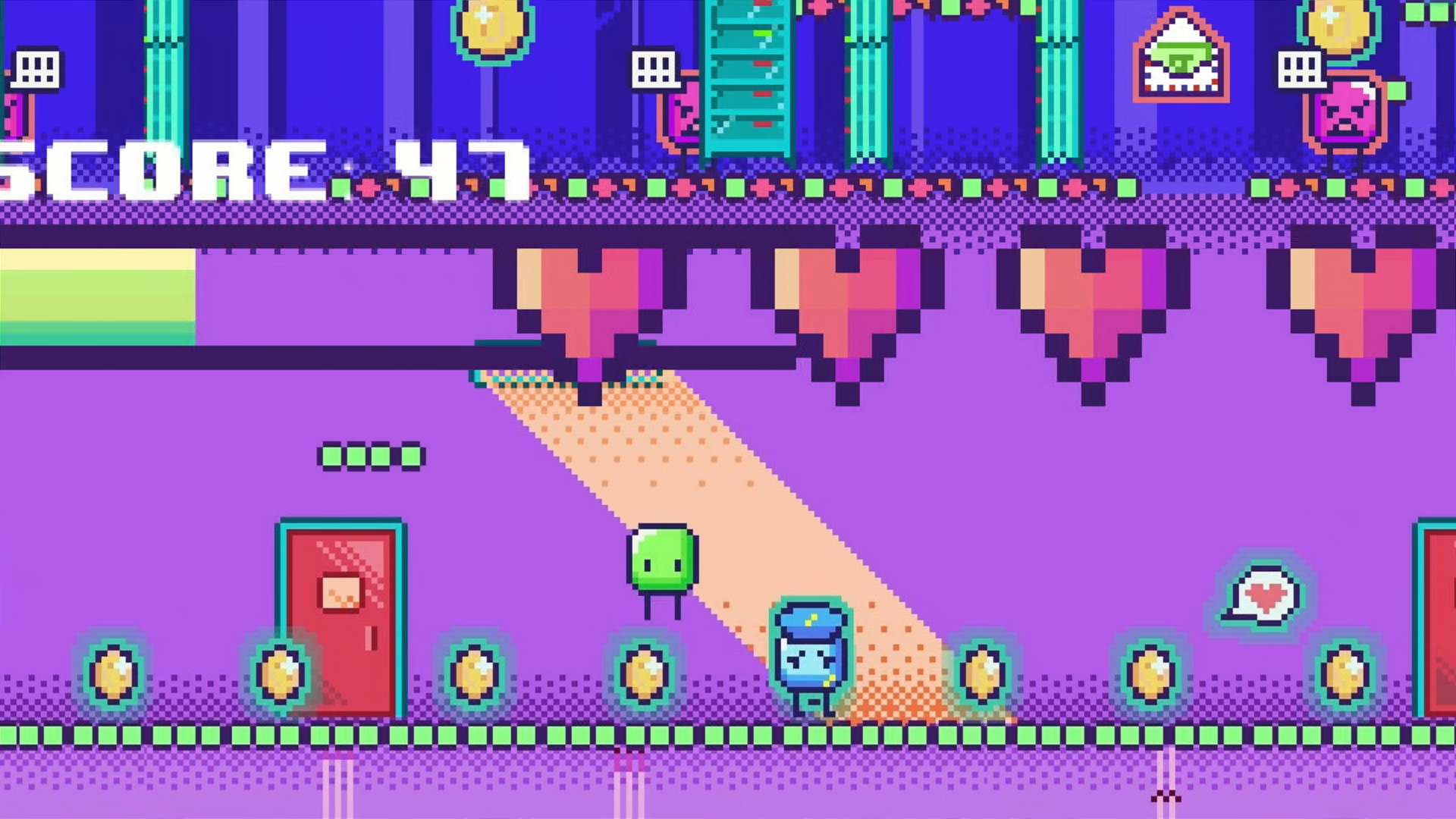 pixel art video game