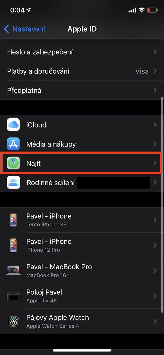 primarni_iphone_ipad_poloha2 nastavení primárního zařízení - poloha