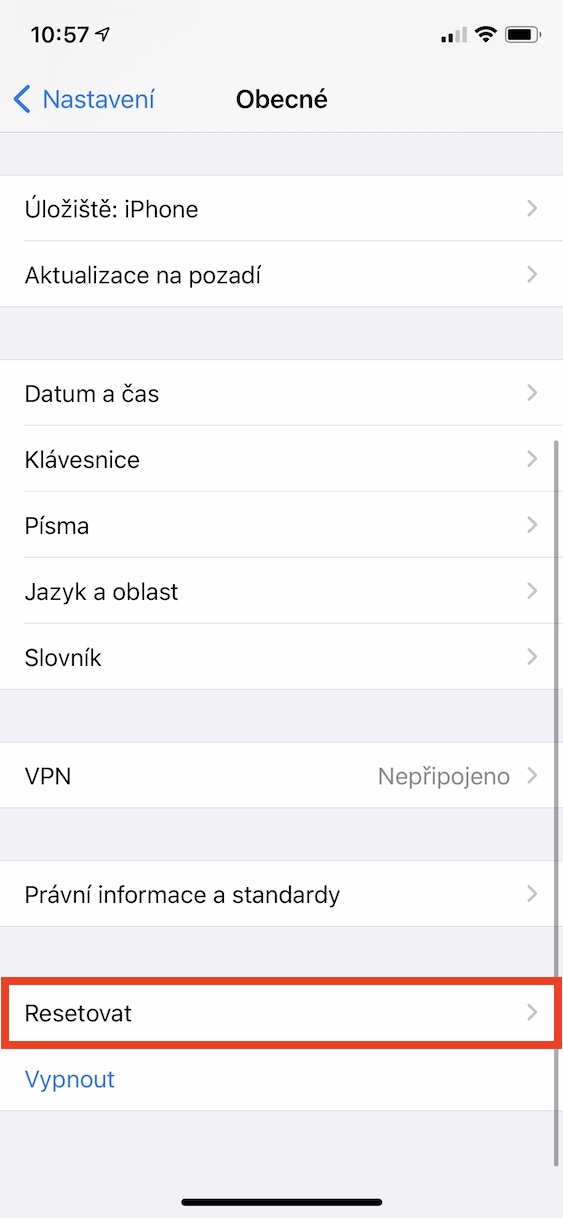 reset_slovnik_klavesnice_ios14_3 reset slovníku klávesnice ios 14