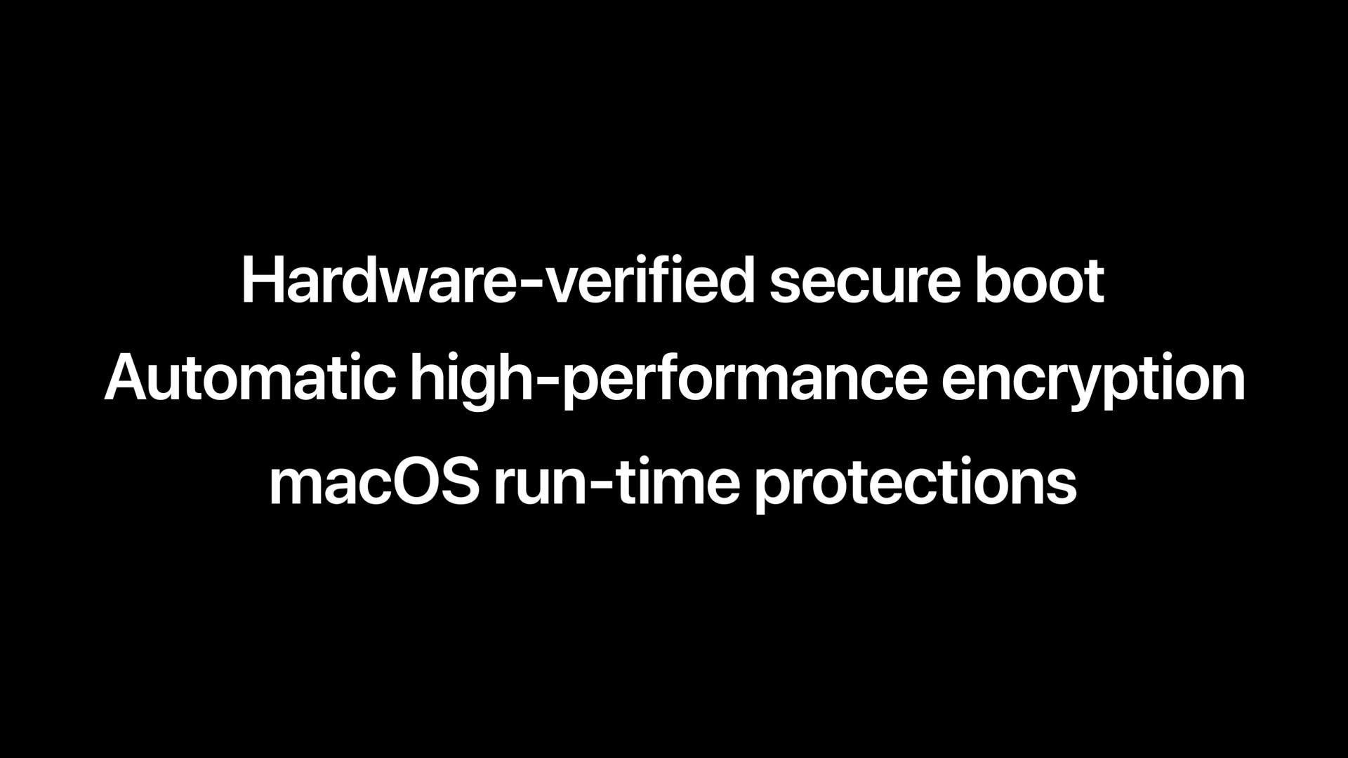 security features text