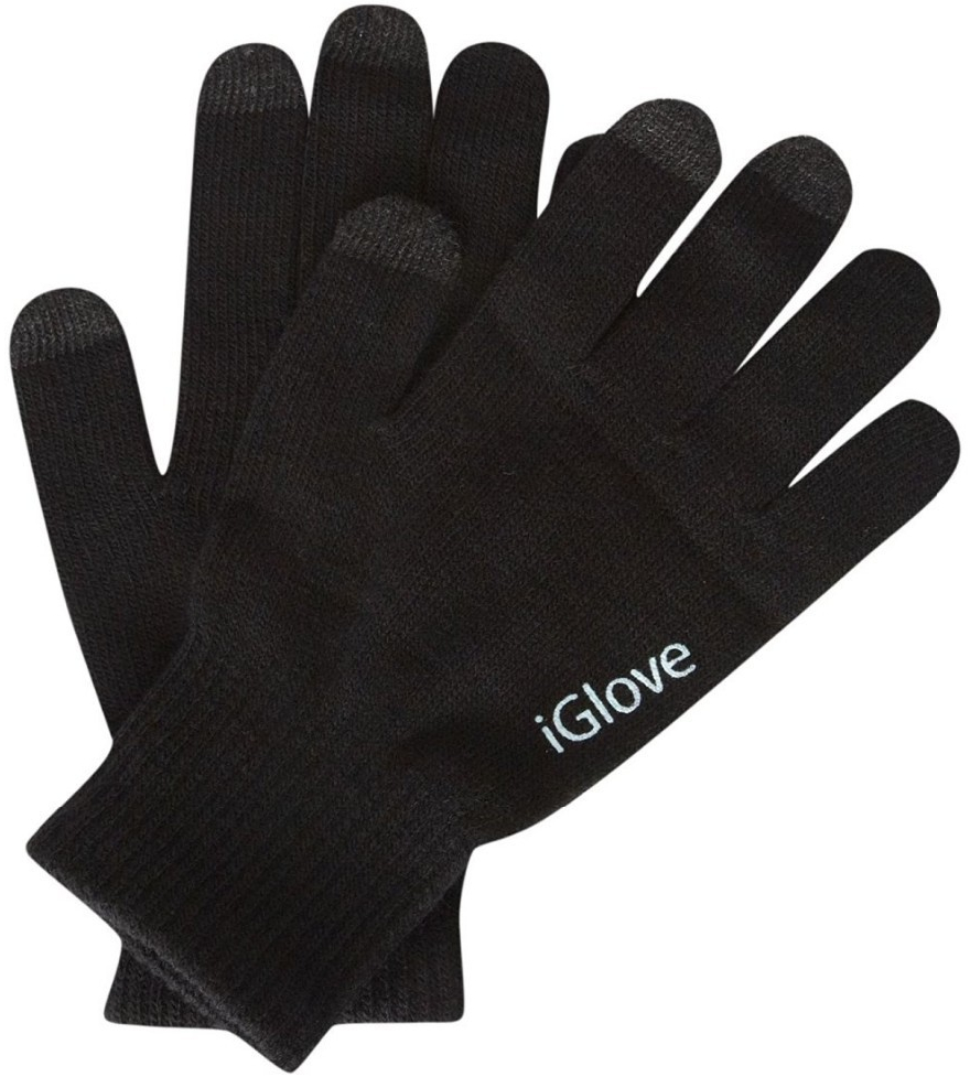 touchscreen gloves black