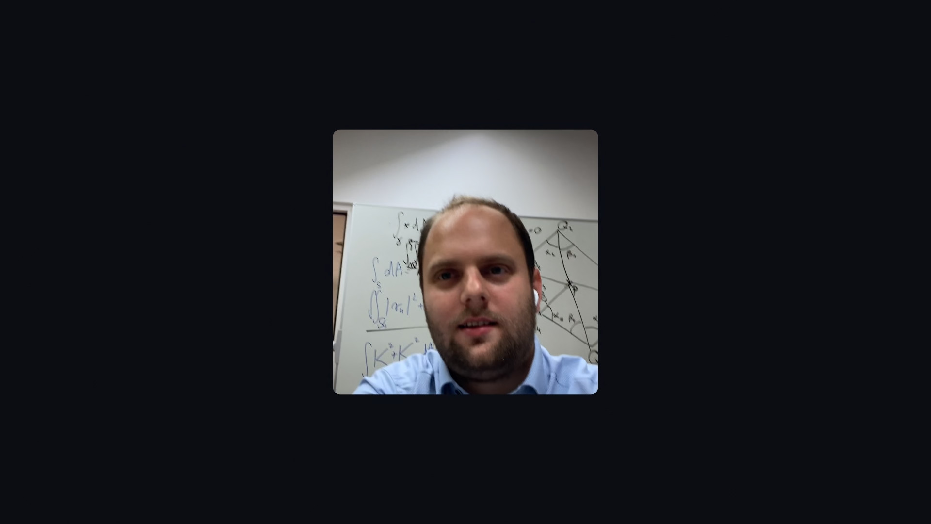 unknown person on video call